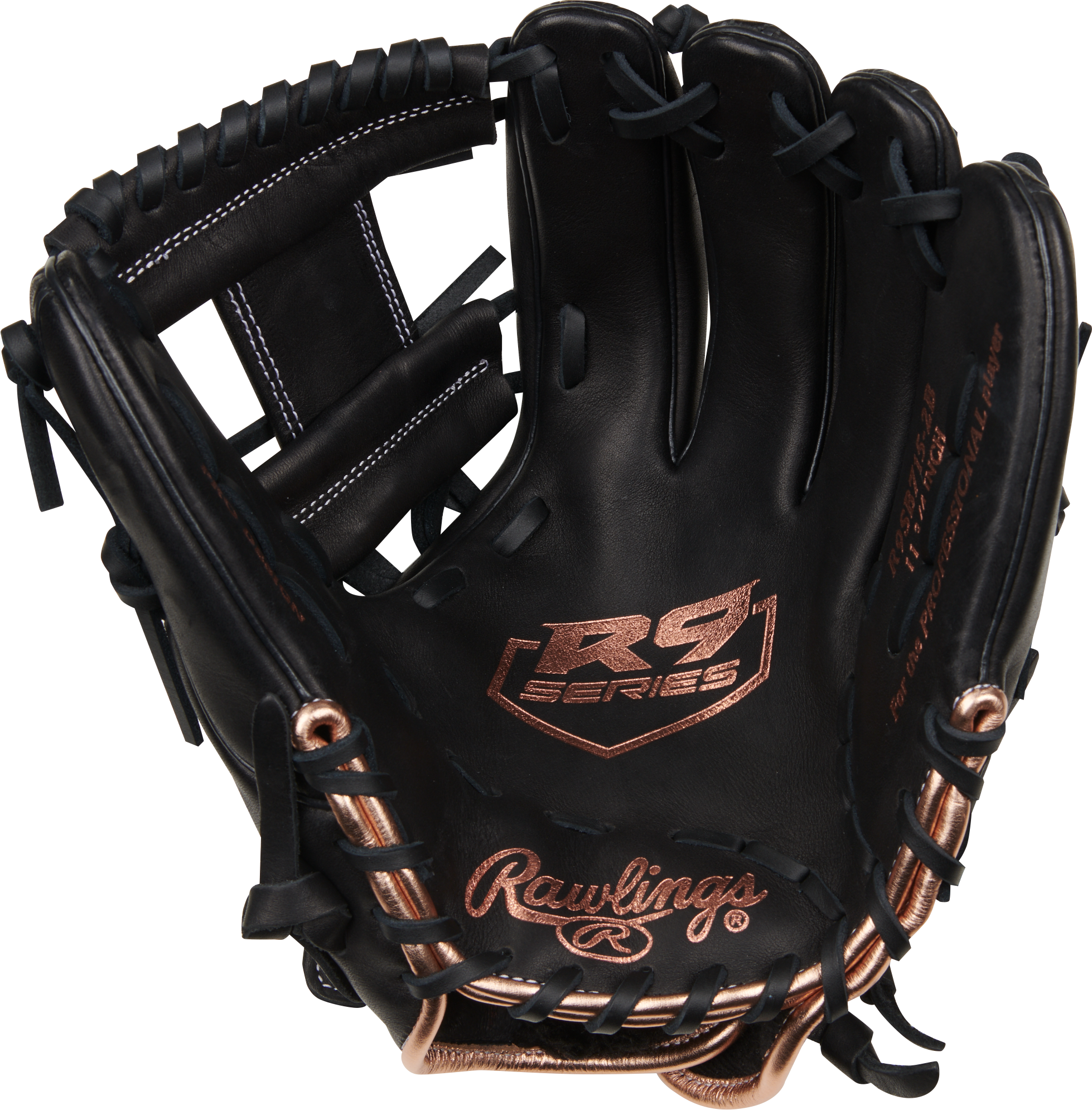Rawlings R9 Series 11.75-Inch Softball Glove - Right Hand Thrower - Black