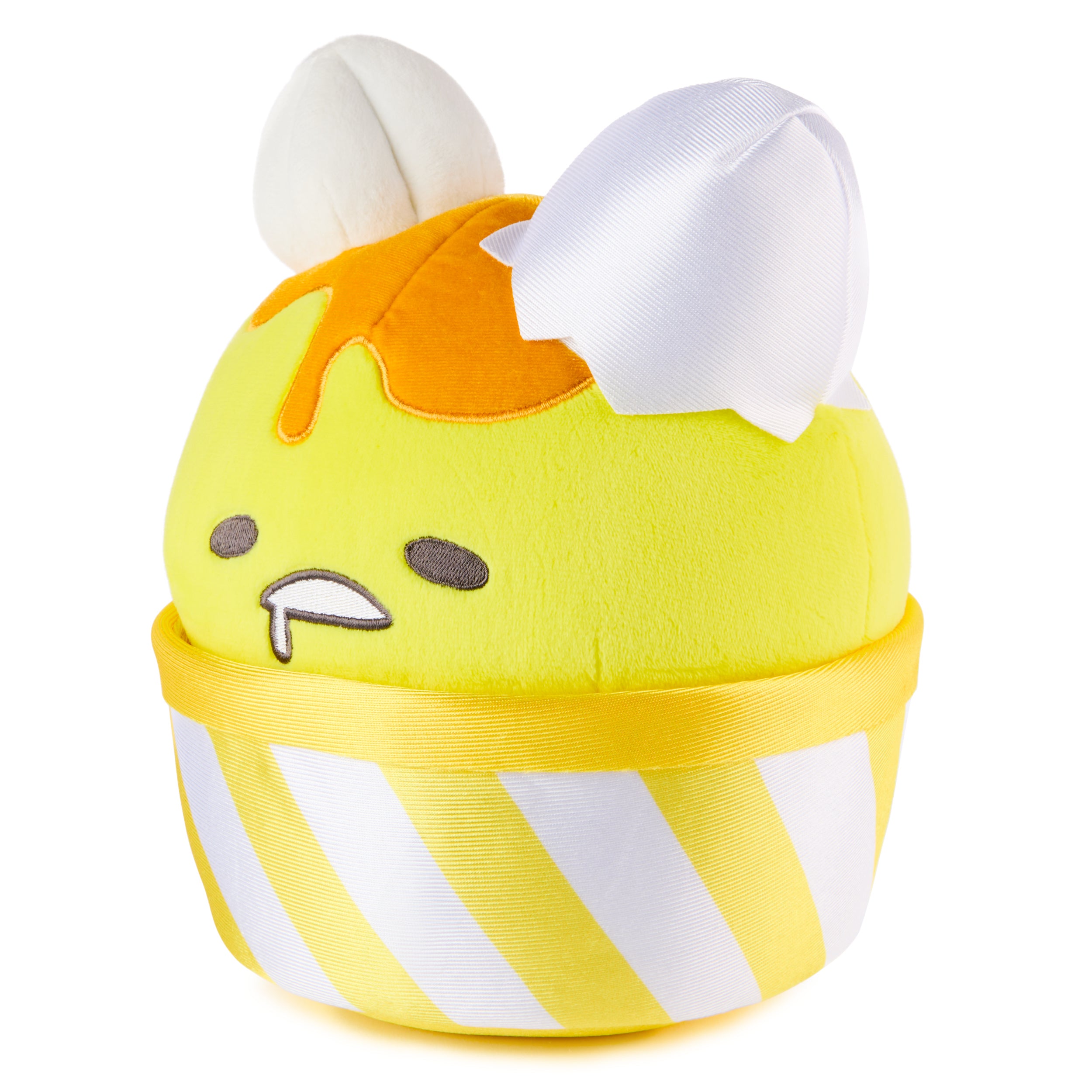 GUND Sanrio Gudetama The Lazy Egg Stuffed Animal, Gudetama Ice Cream Cup, Plush Toy for Ages 1 and Up, 9”
