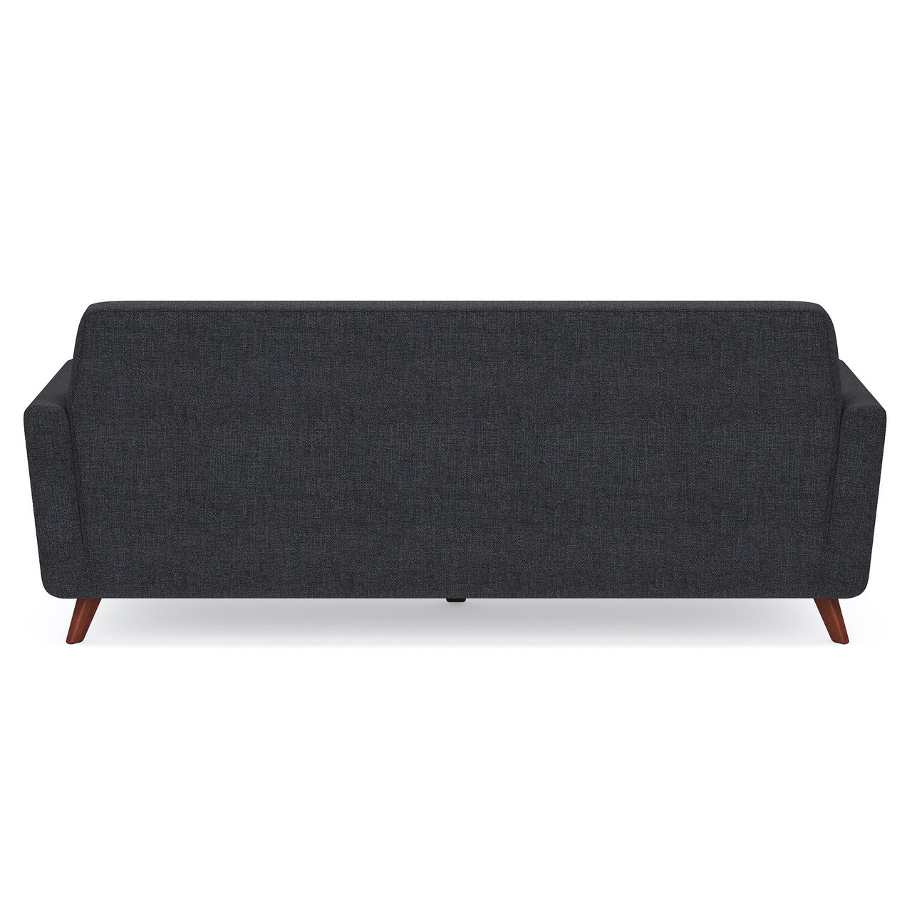 OfficeSource Partridge Sofa with Light Wood Legs - Gray Linen