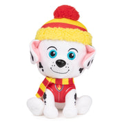 GUND PAW Patrol Holiday Winter Marshall in Scarf and Hat, Officially Licensed Plush Toy for Ages 1 and Up, 6”
