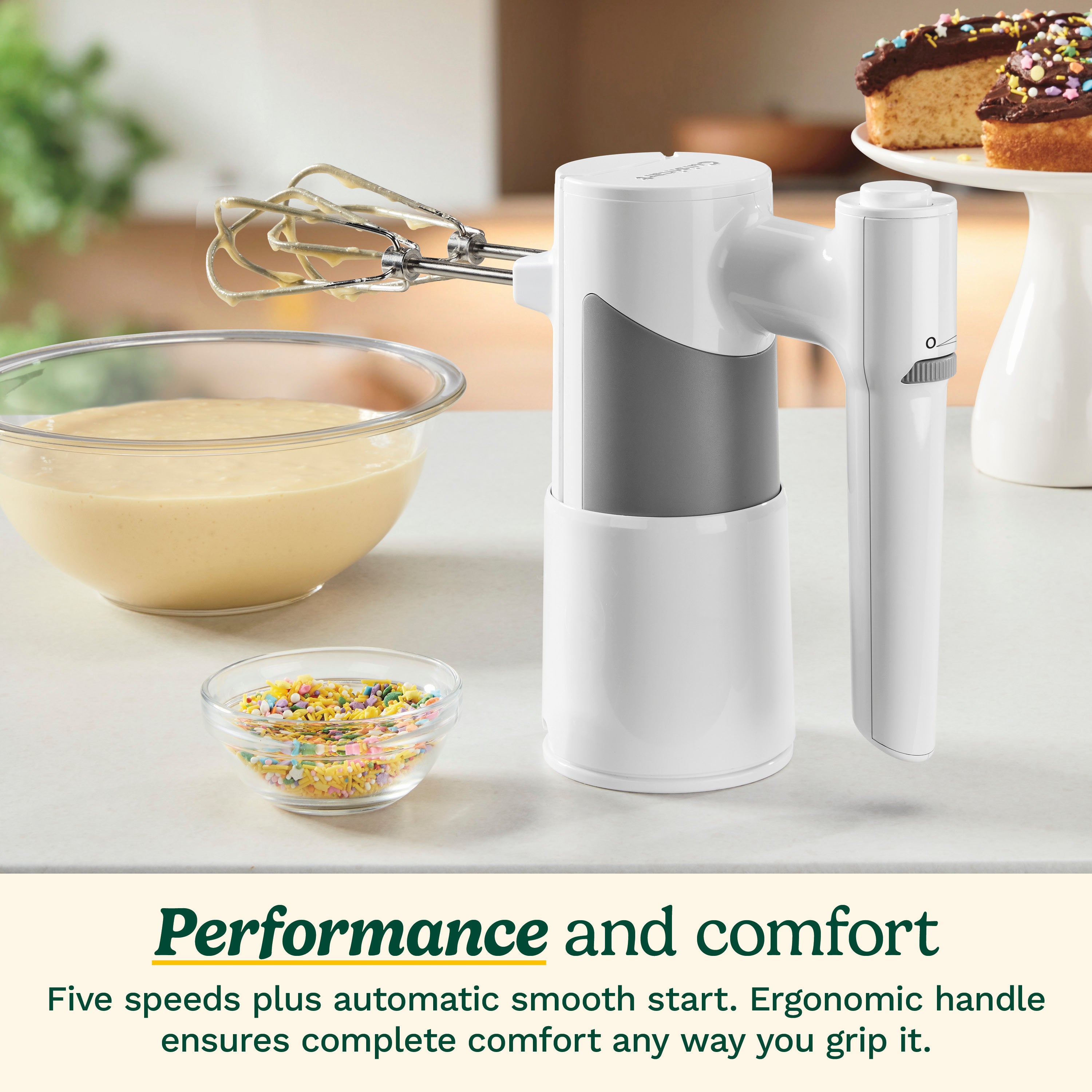 5 Speed Hand Mixer with Storage Case