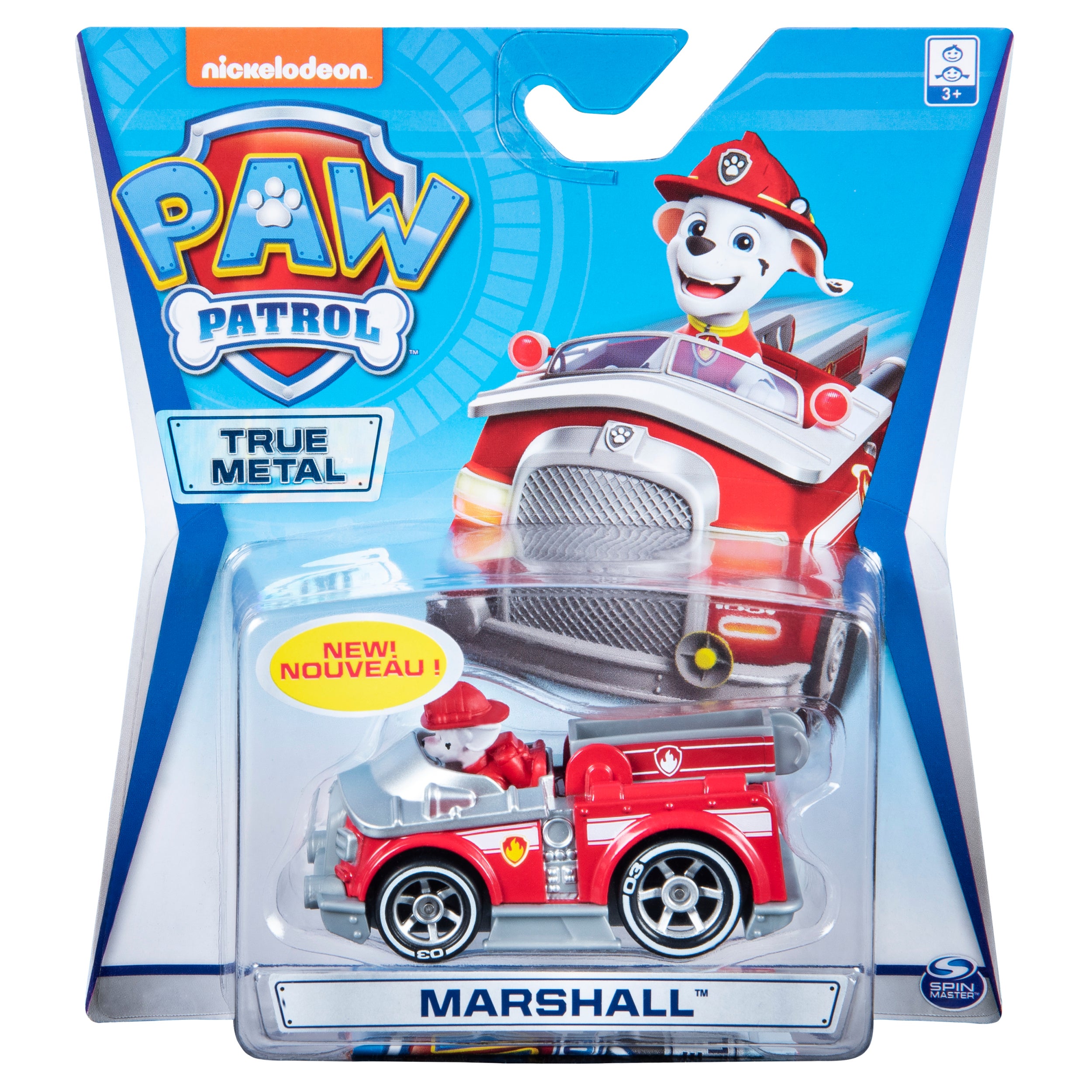 PAW Patrol, True Metal Collectible Die-Cast Vehicle, 1:55 Scale Styles May Vary