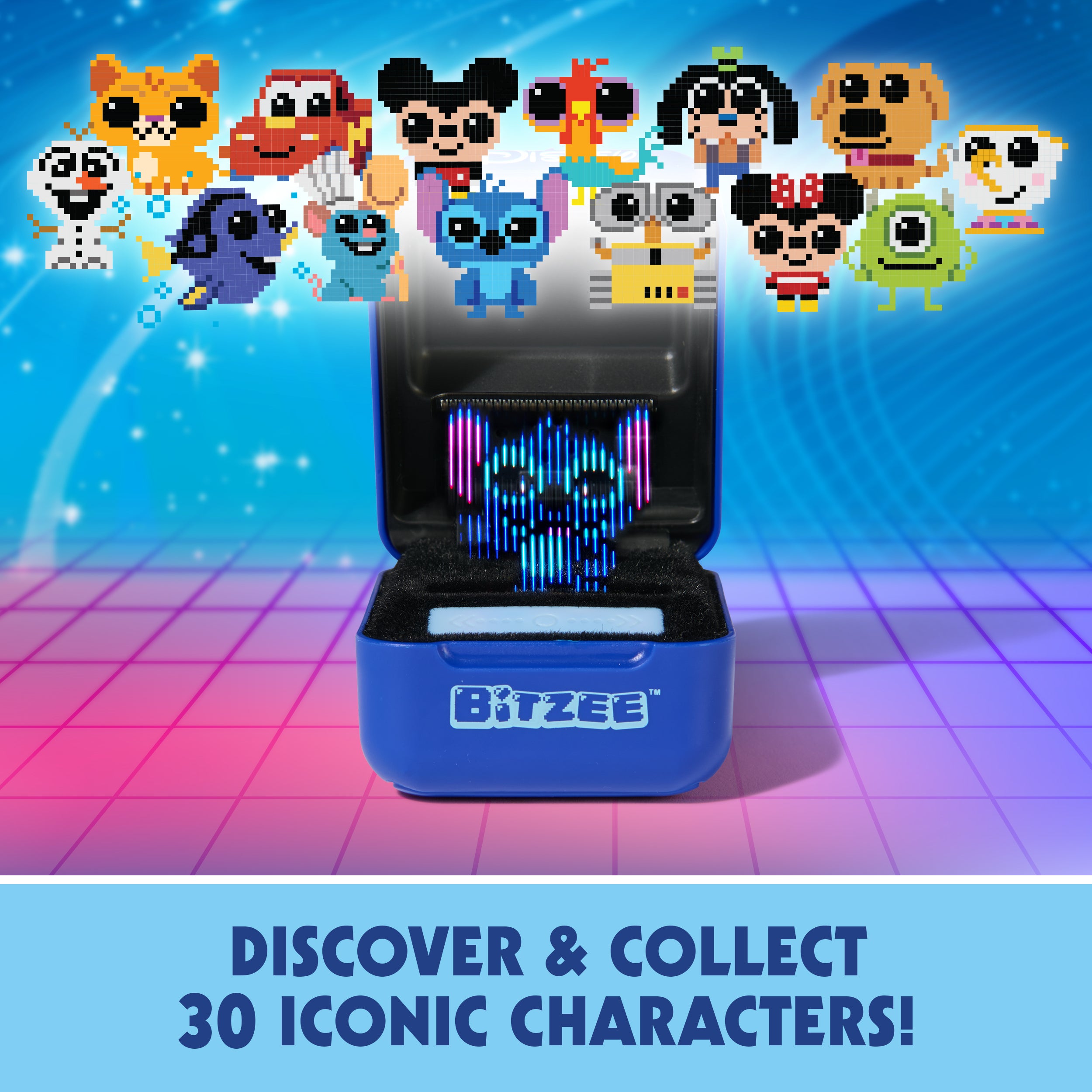 Bitzee, Disney with 30 Interactive Characters Inside, Reacts to Swipes, Tilts & Taps, Disney Toys & Digital Pet Kids Toys for Girls, Boys & Fans