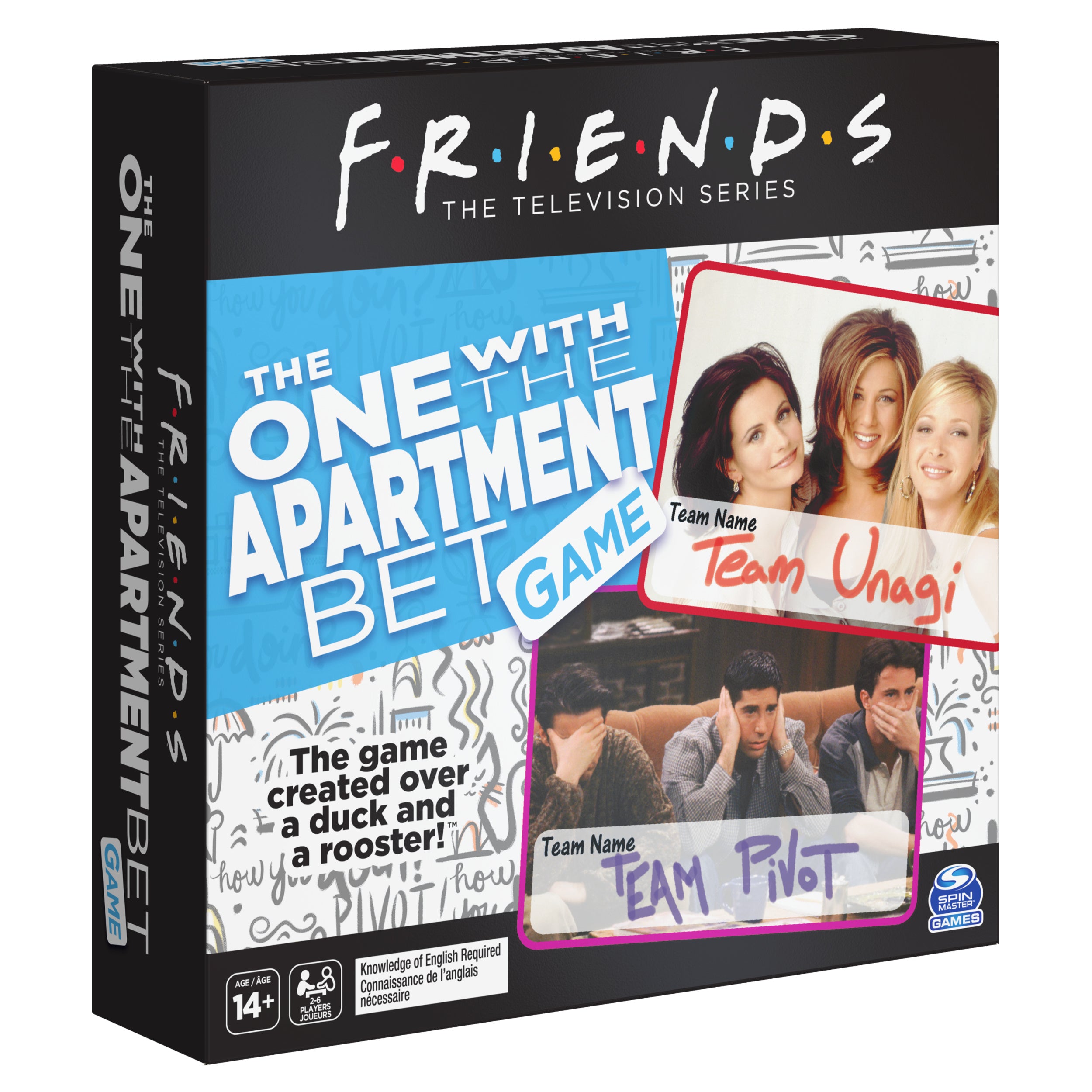 Friends TV Show, The One with the Apartment Bet Party Game, for Adults and Teens Ages 14 and up