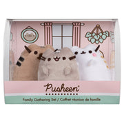 GUND Pusheen Family Gathering Collector Set of 3 Plush Stuffed Animal Cats