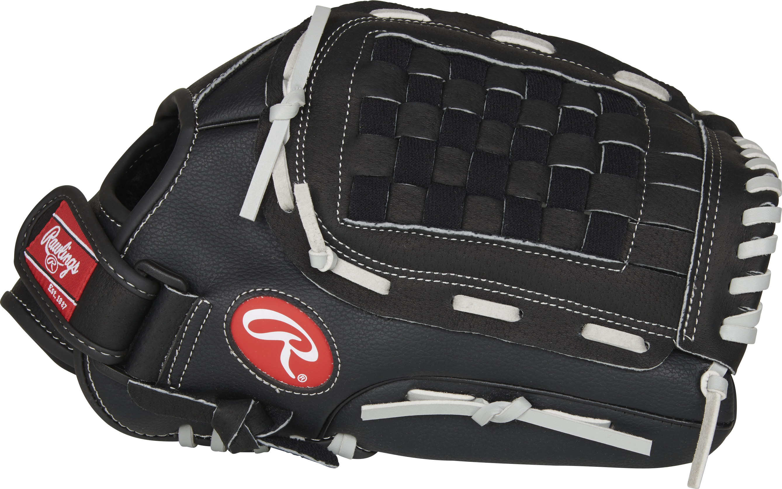 Rawlings Rsb Softball Series 13-Inch Softball Glove - Right Hand Thrower - Gray/Black
