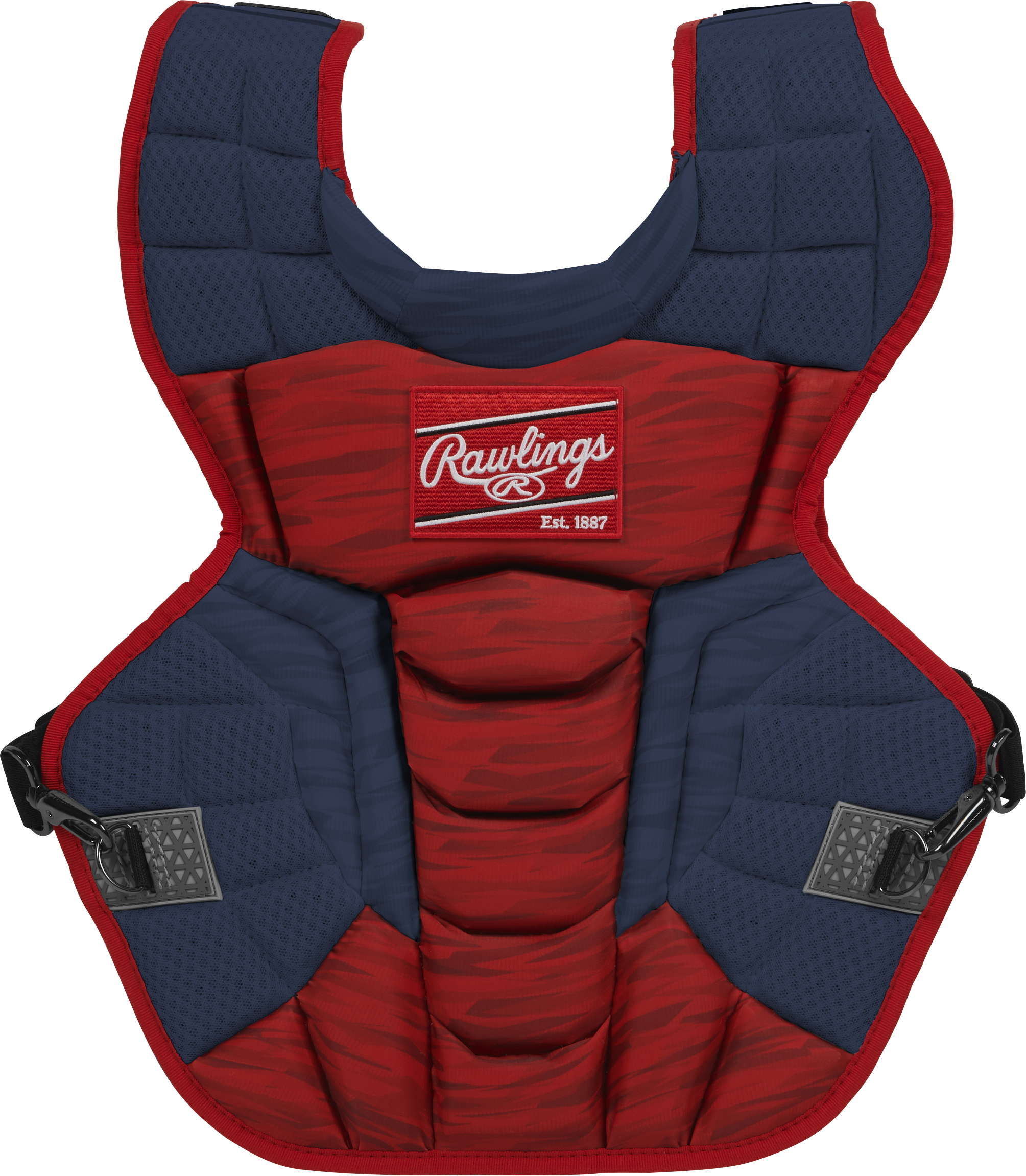 Rawlings Velo 2.0 Intermediate Catchers Chest Protector - Navy/Scarlet