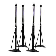 Standard Ball Glide Legs for Activity Tables, 4-Piece - Black