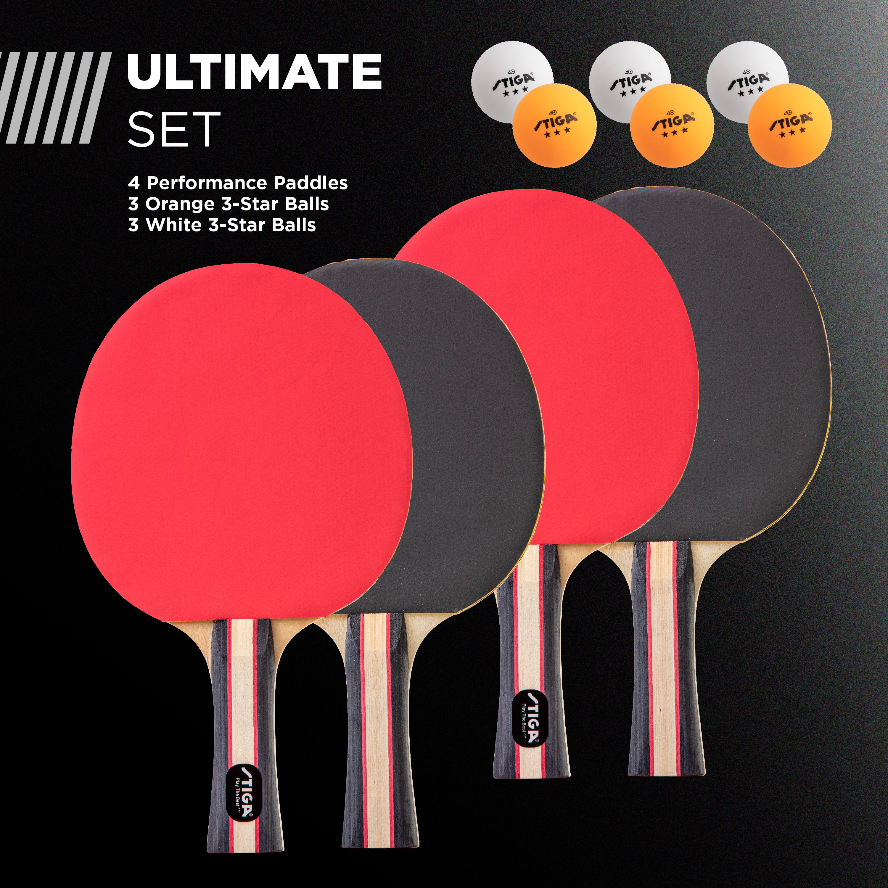 STIGA Performance 4-Player Set
