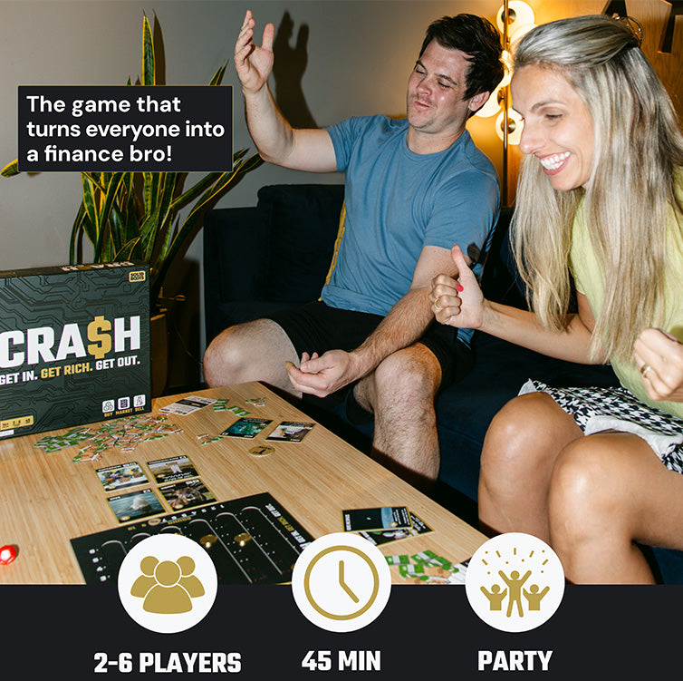 Spin Master Games, SolidRoots Crash, The Crypto Currency Family Strategy Game from the Makers of Mind The Gap, Family Games for Game Night, Ages 14+