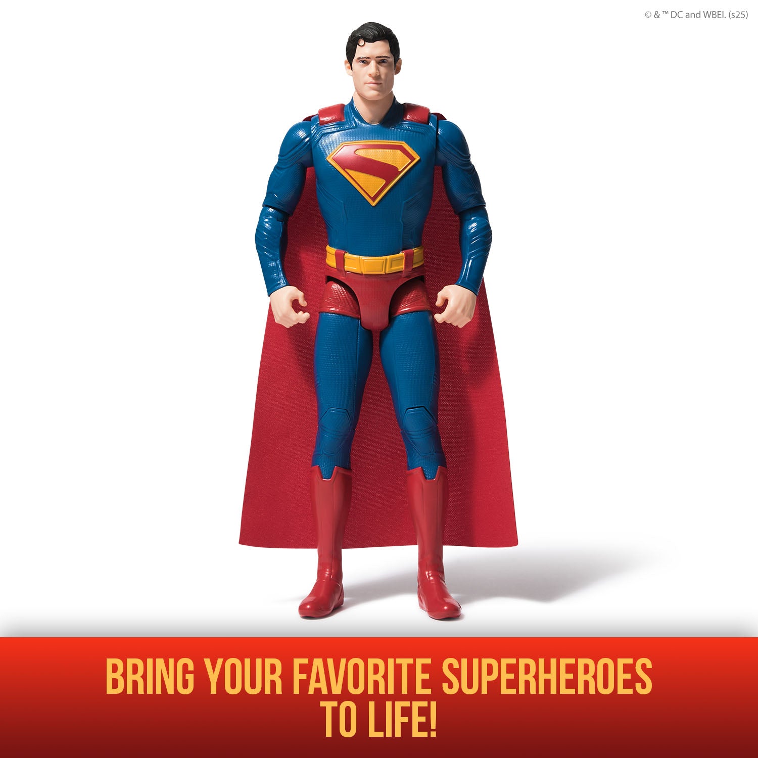 DC Comics, SUPERMAN 12-inch Superhero Action Figure, For Ages 4 and up Styles May Vary