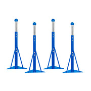 Standard Ball Glide Legs for Activity Tables, 4-Piece - Blue