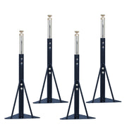 Standard Swivel Glide Legs for Activity Tables, 4-Piece - Navy