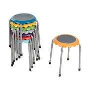 Daisy Stackable Stool Set 8-Piece - Assorted