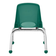 10" Stack Chair with Ball Glides - Green