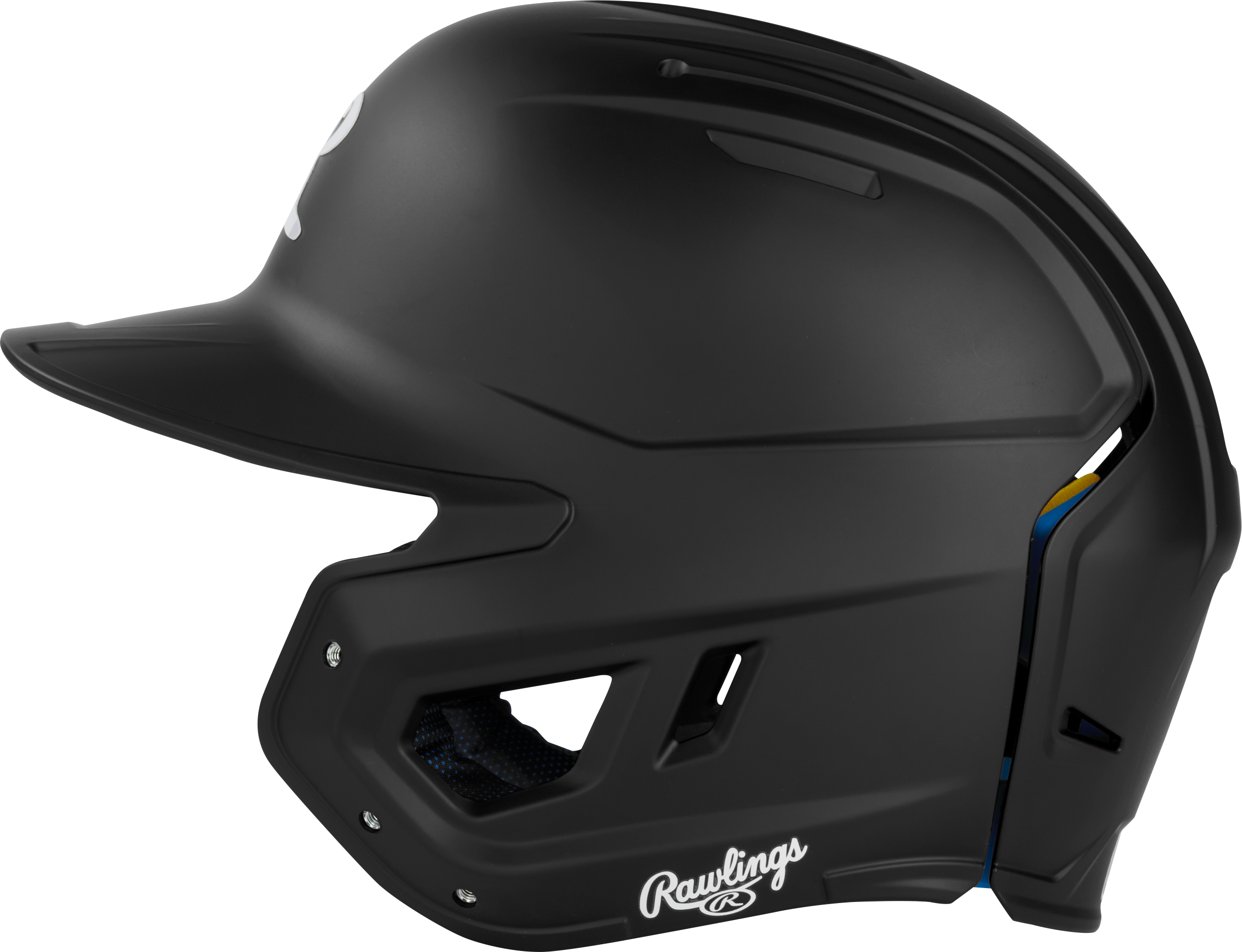 Rawlings Mach Fit Matte Osfm Batting Helmet - Black
