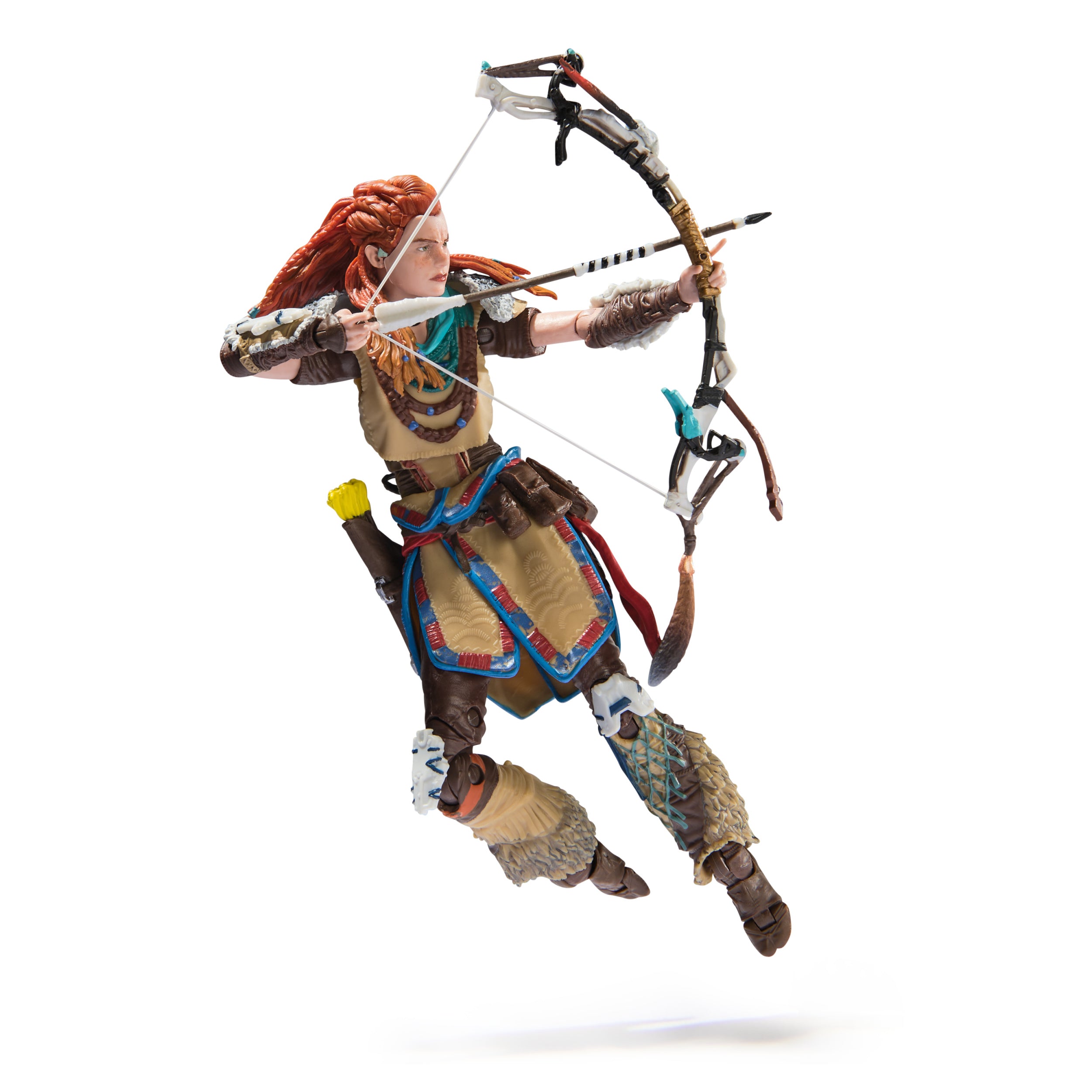 PlayStation Horizon Forbidden West, Deluxe 6” Aloy Action Figure with 15 Accessories, The Shapes Collection, For PS5 Fans & Collectors Ages 17+