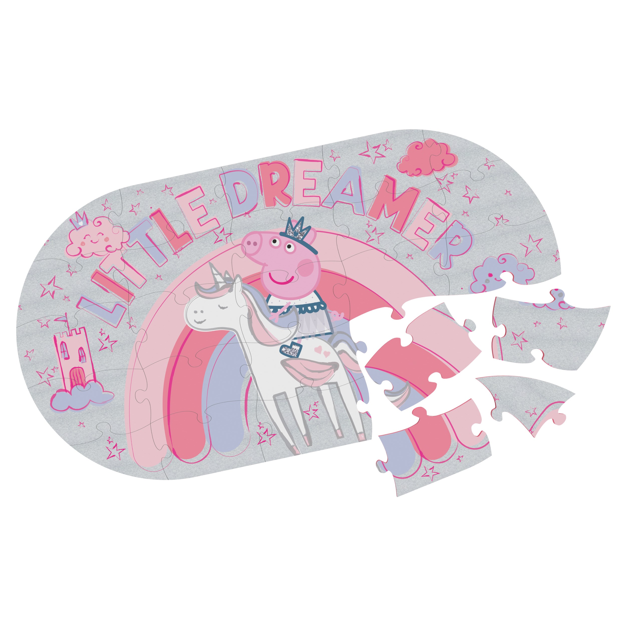 Spin Master Games 25-Piece Peppa Pig Foam Puzzle, for Families and Kids ages 4 and up