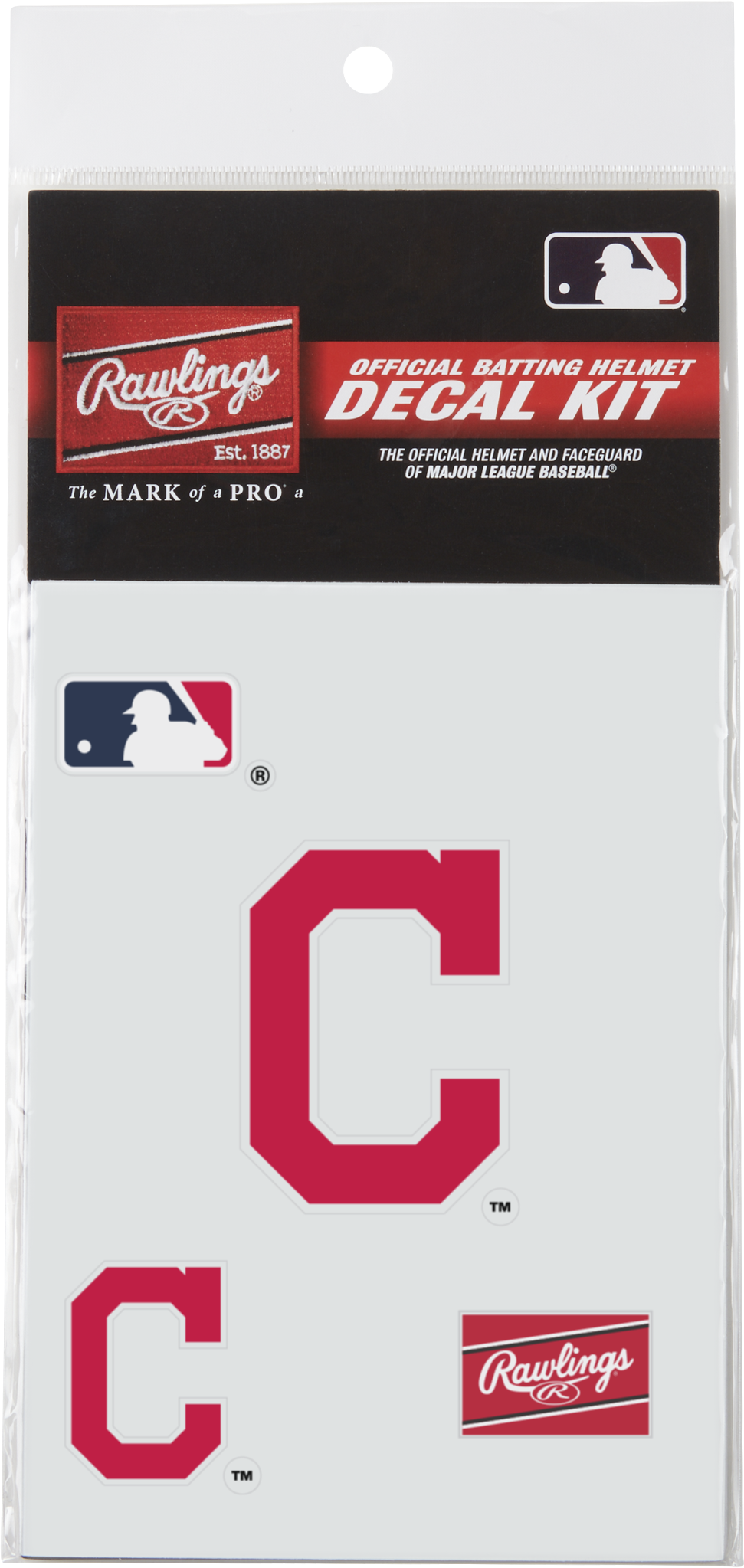 Rawlings Mlb Replica Decal Kits - Cleveland Indians