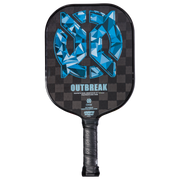 ONIX Outbreak Pickleball Paddle - Blue - Reinforced by Woven Carbon Fiber for Greater Touch, Control and Durability