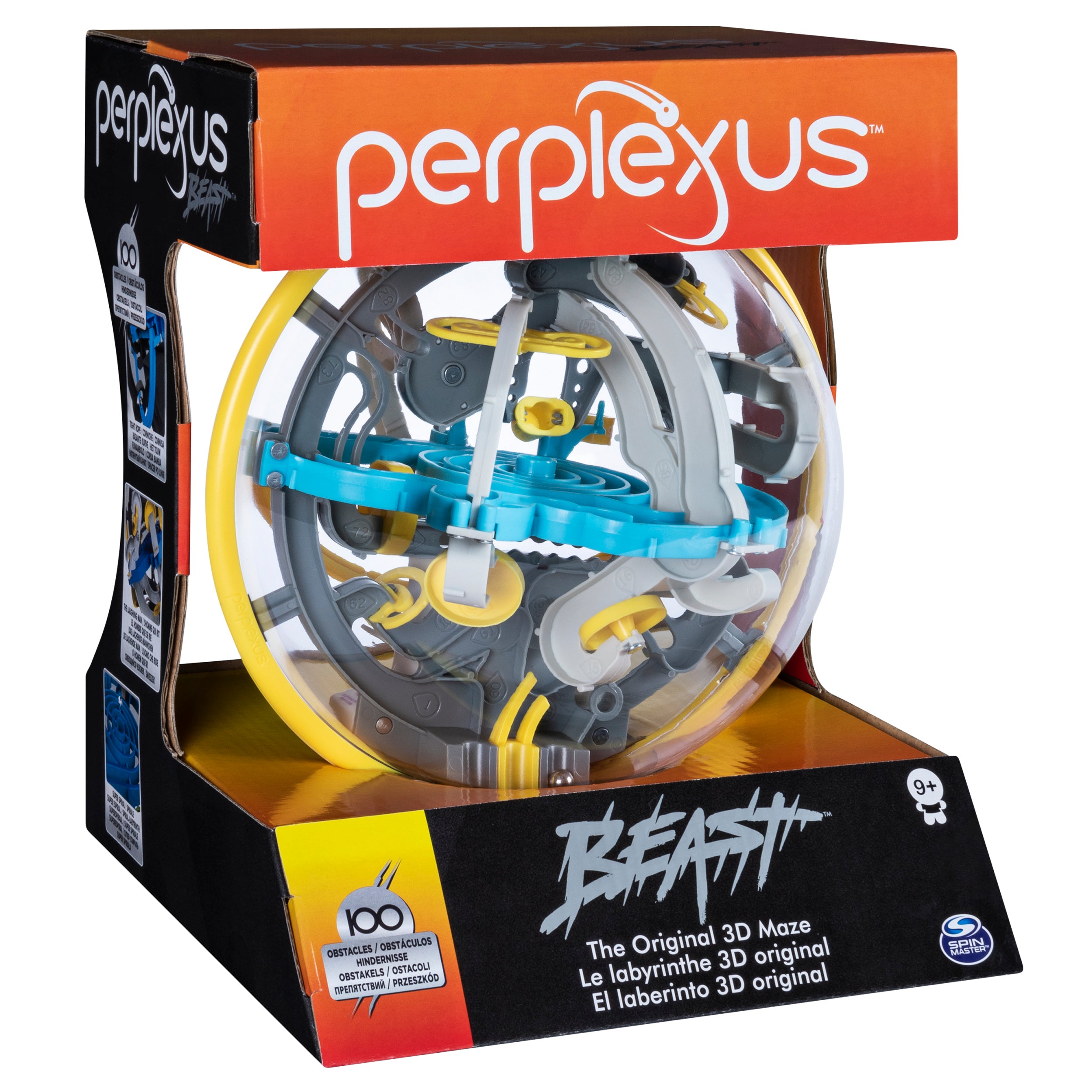 Perplexus Beast 3D Gravity Maze Game Brain Teaser Fidget Toy Puzzle Ball, Anxiety Relief Items, Cool Stuff, Sensory Toys for Kids & Adults Ages 9+