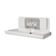 Span Horizontal Baby Changing Station w/ EZ Mount™ Backer Plate - White Granite