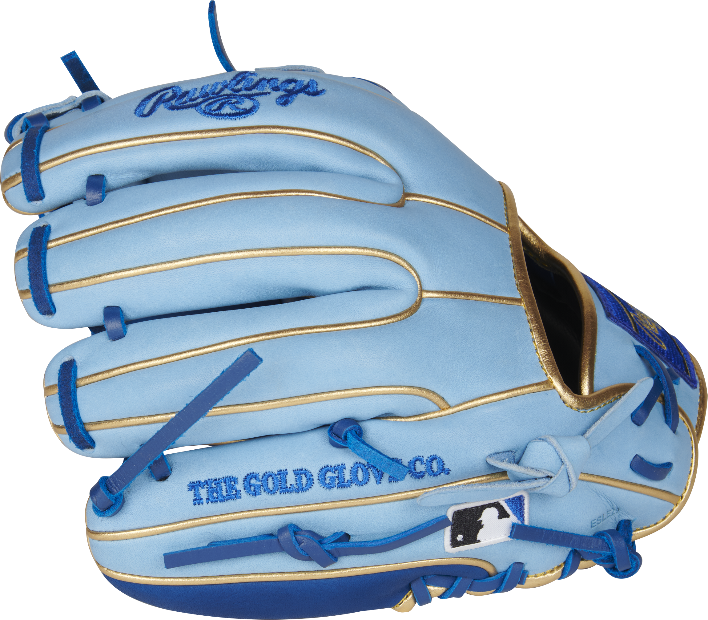 Rawlings Heart Of The Hide With Contour Technology 11.25-Inch Baseball Glove - Right Hand Thrower - Royal/Columbia Blue