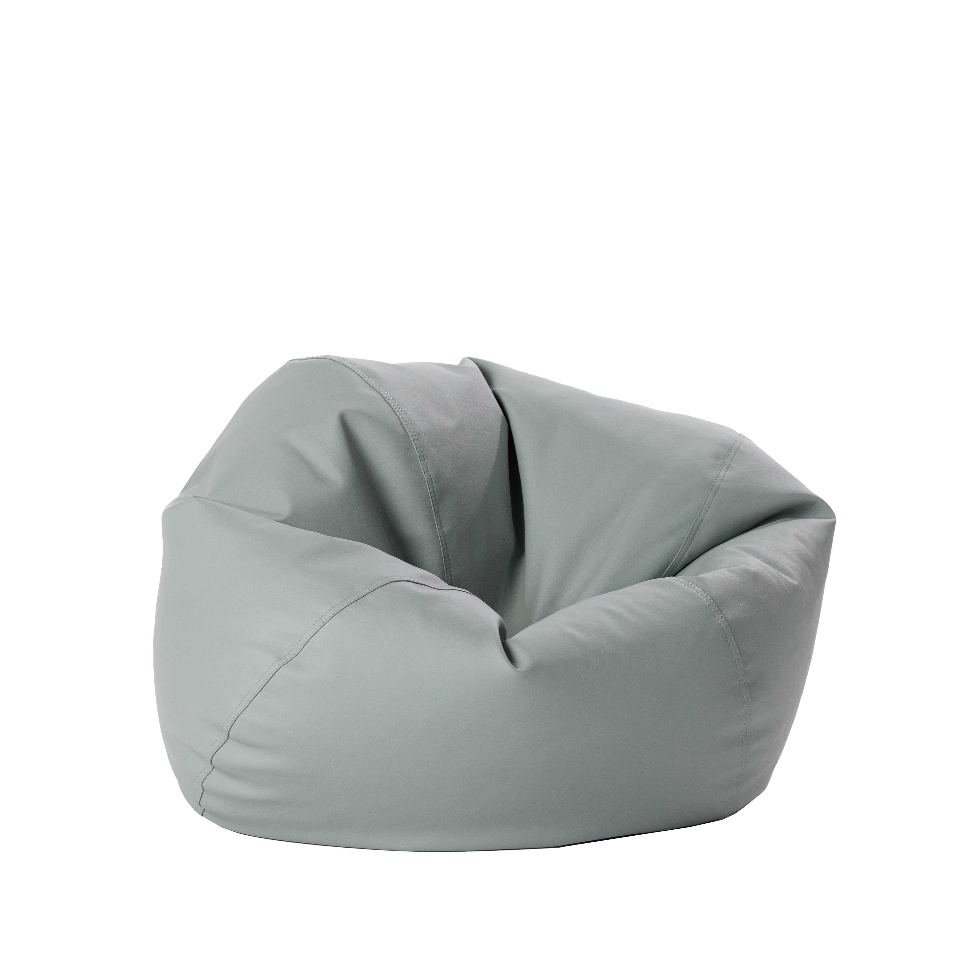 30" Round Vinyl Bean Bag - Aloe