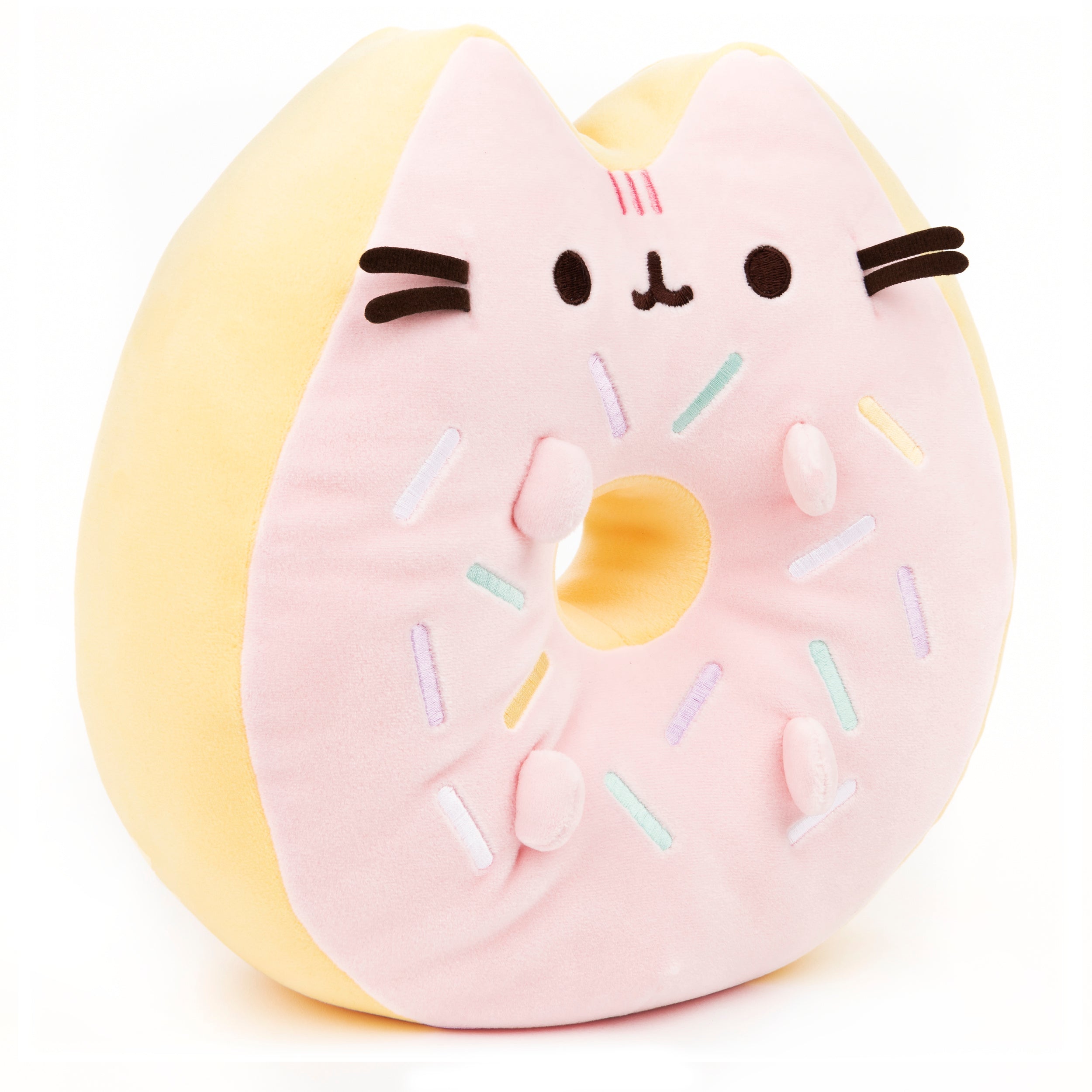 GUND Sprinkle Donut Pusheen Squishy Plush Stuffed Animal Cat, Pink and Mint, 12”