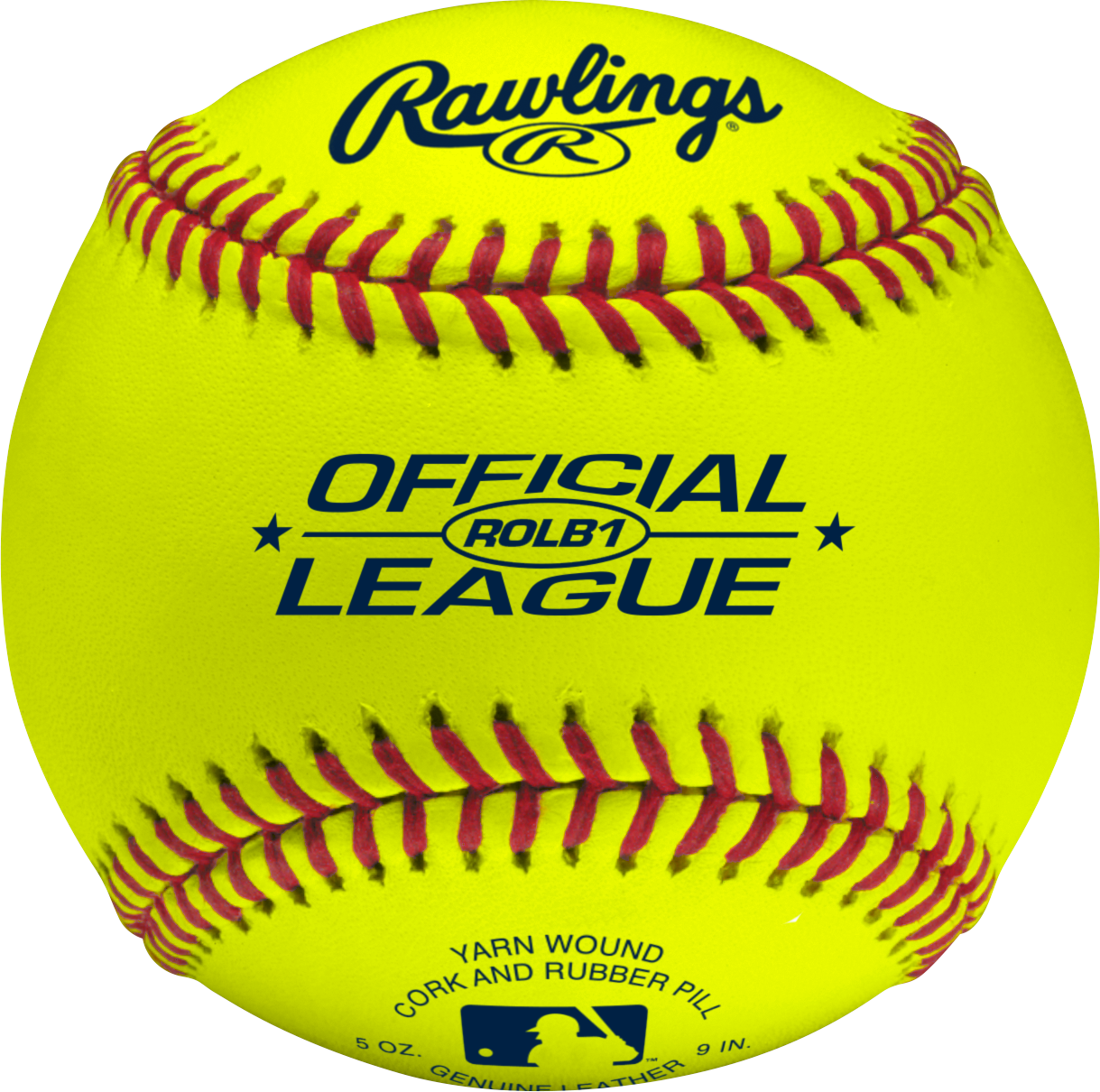Rawlings League Game Ball - Yellow Cover