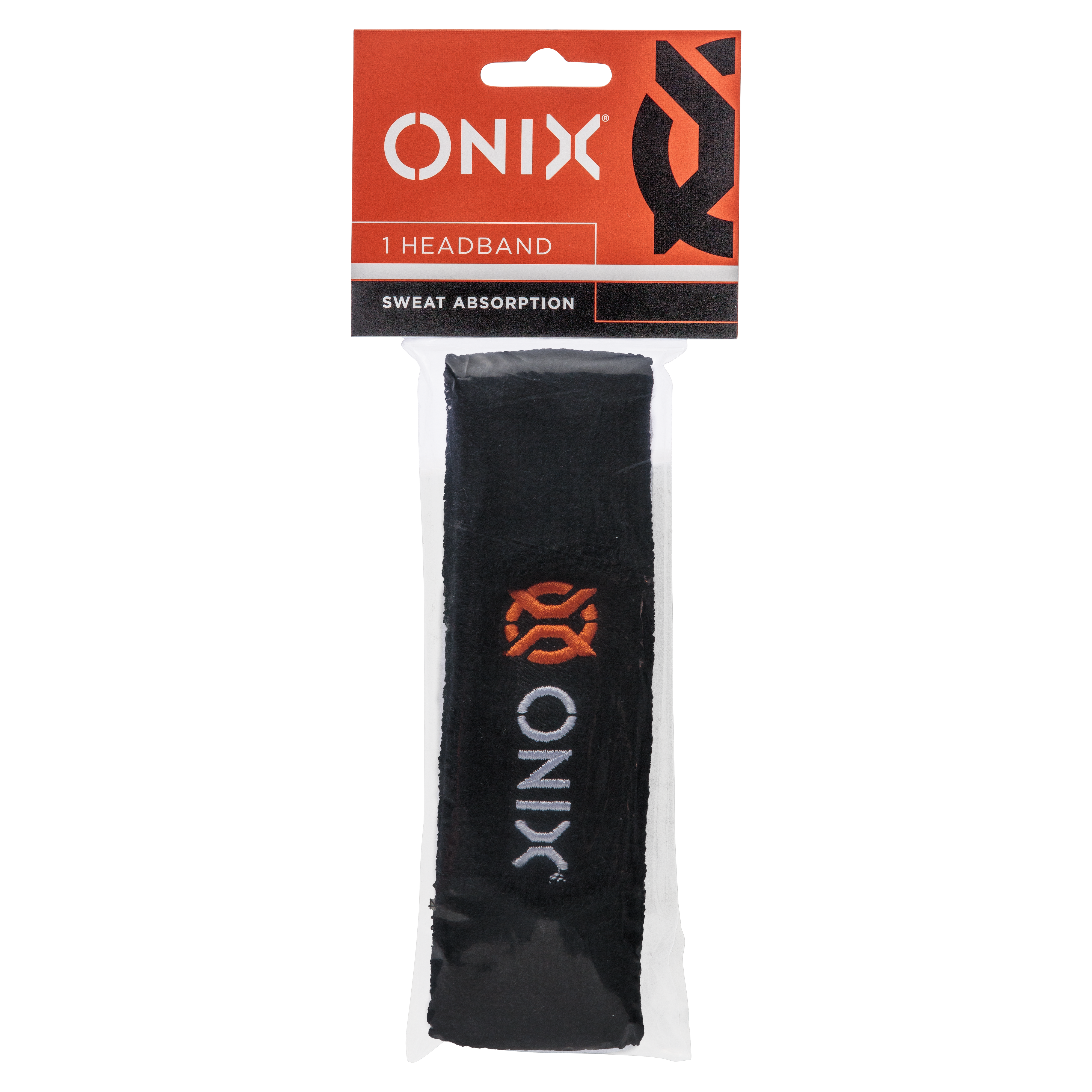 ONIX Pickleball Sweat Absorption Headband - Black
