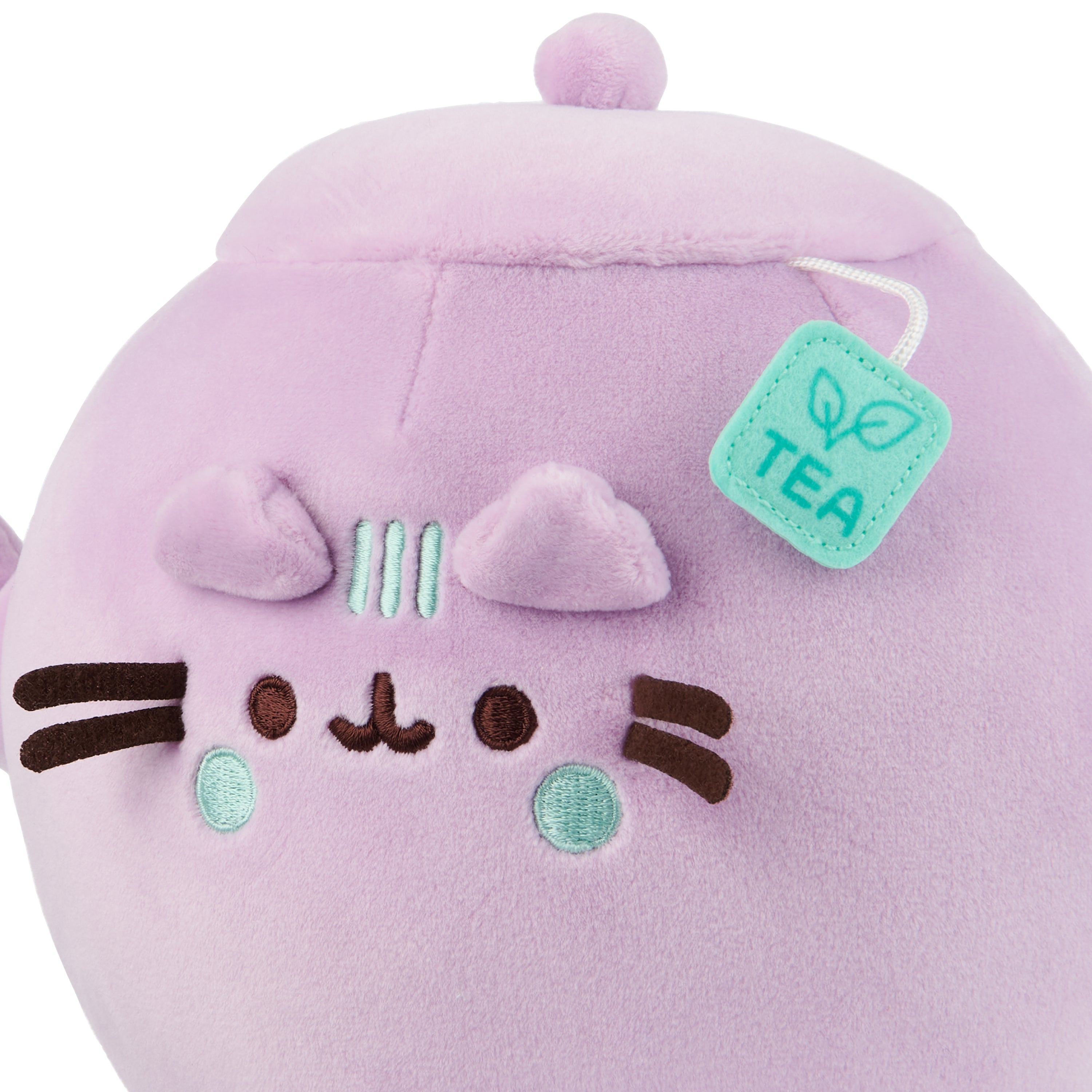 GUND Pusheen’s Kitchen: Teapot Squisheen Plush, Squishy Toy Stuffed Animal for Ages 8 and Up, Purple, 6”