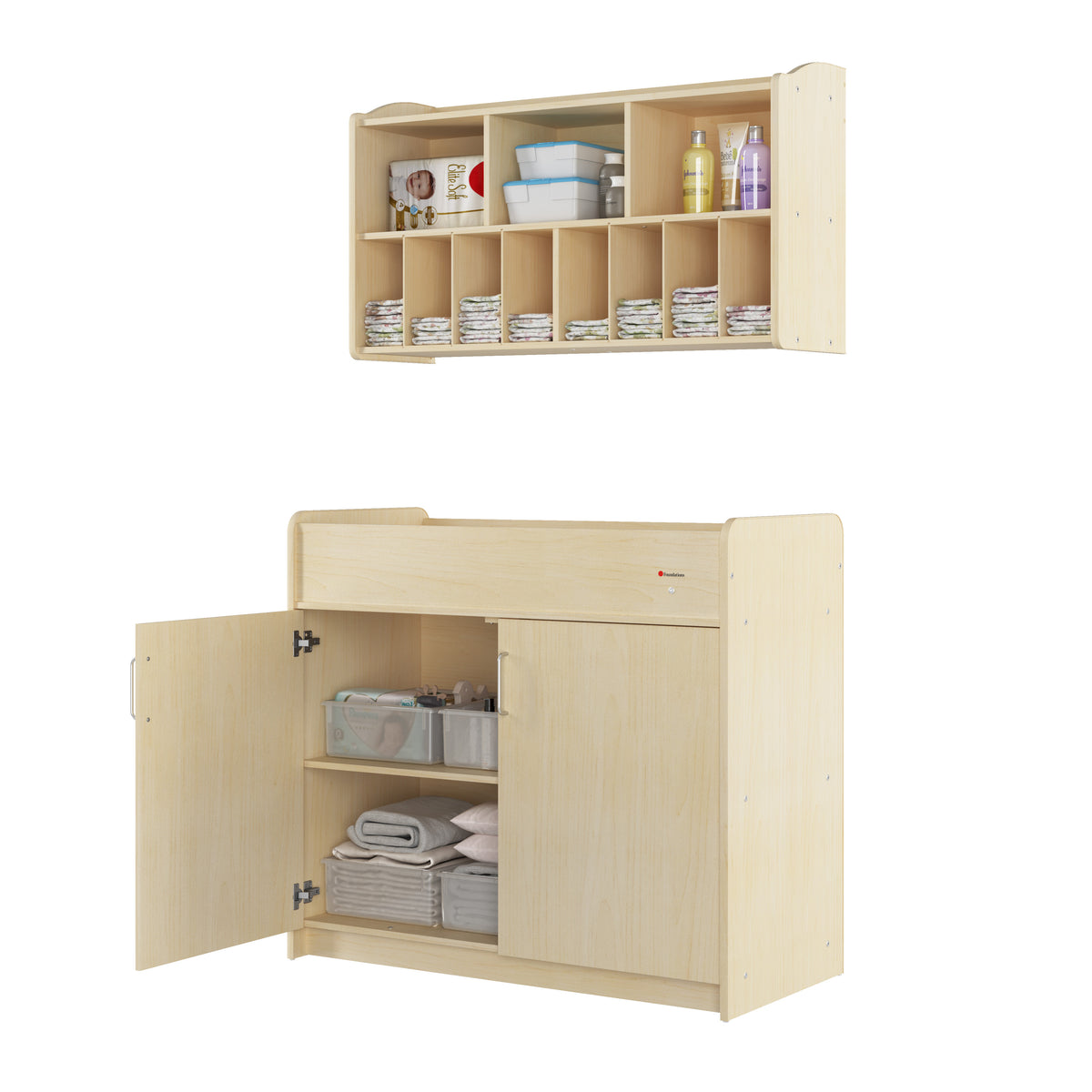 Wall Mounted Diaper Organizer