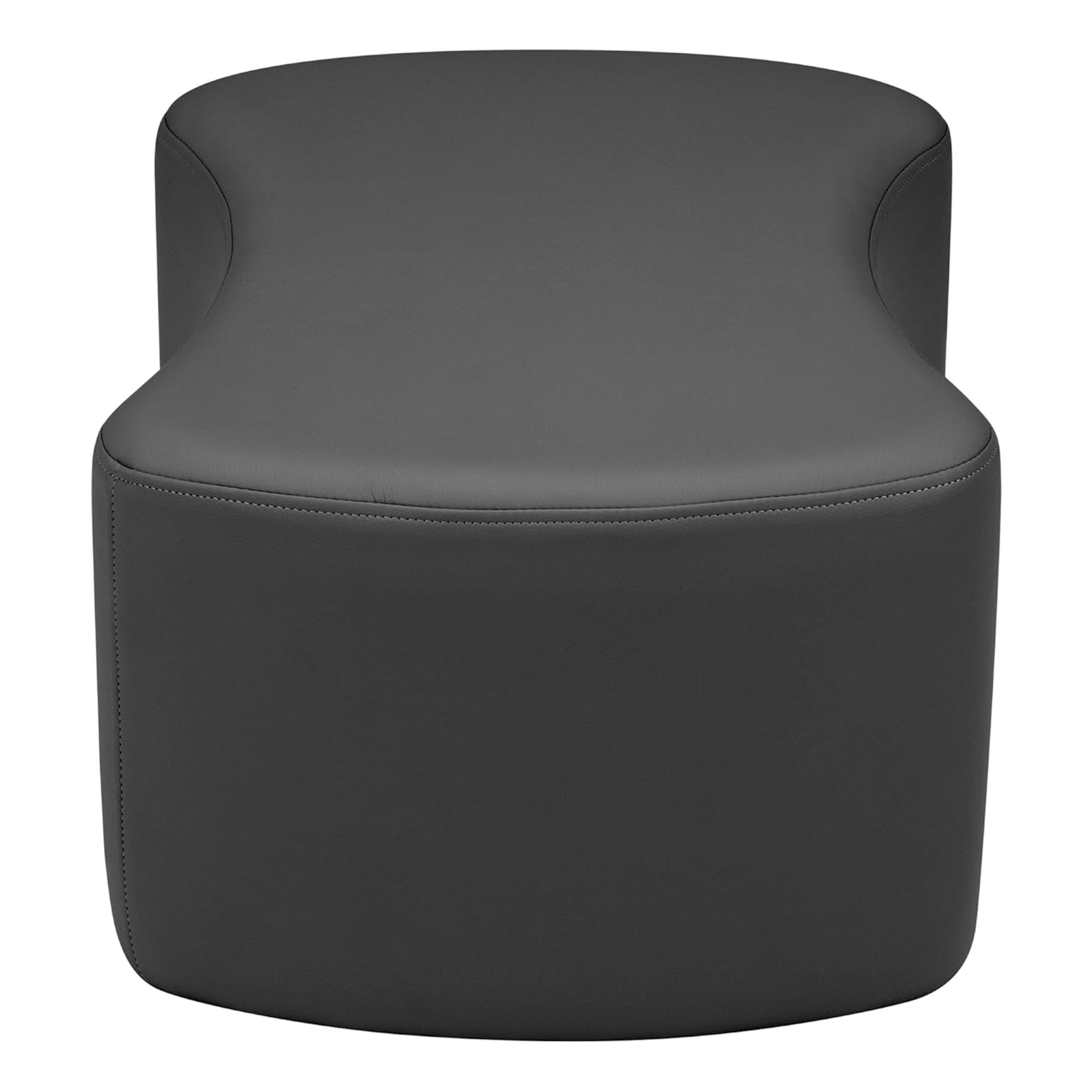 Pro Series Dry-Erase Cog Ottoman Table with Bowtie 12" H Seating, 4-Piece Set - Black/Whiteboard