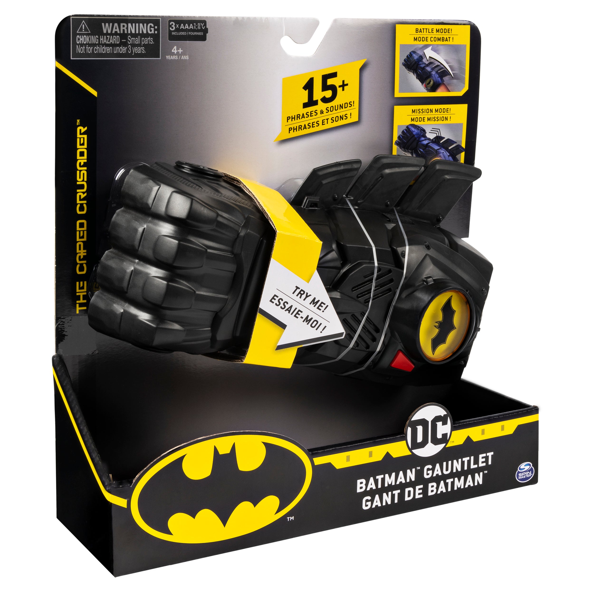 BATMAN, Interactive Gauntlet with Over 15 Phrases and Sounds, Kids Toys for Boys Aged 4 and Up