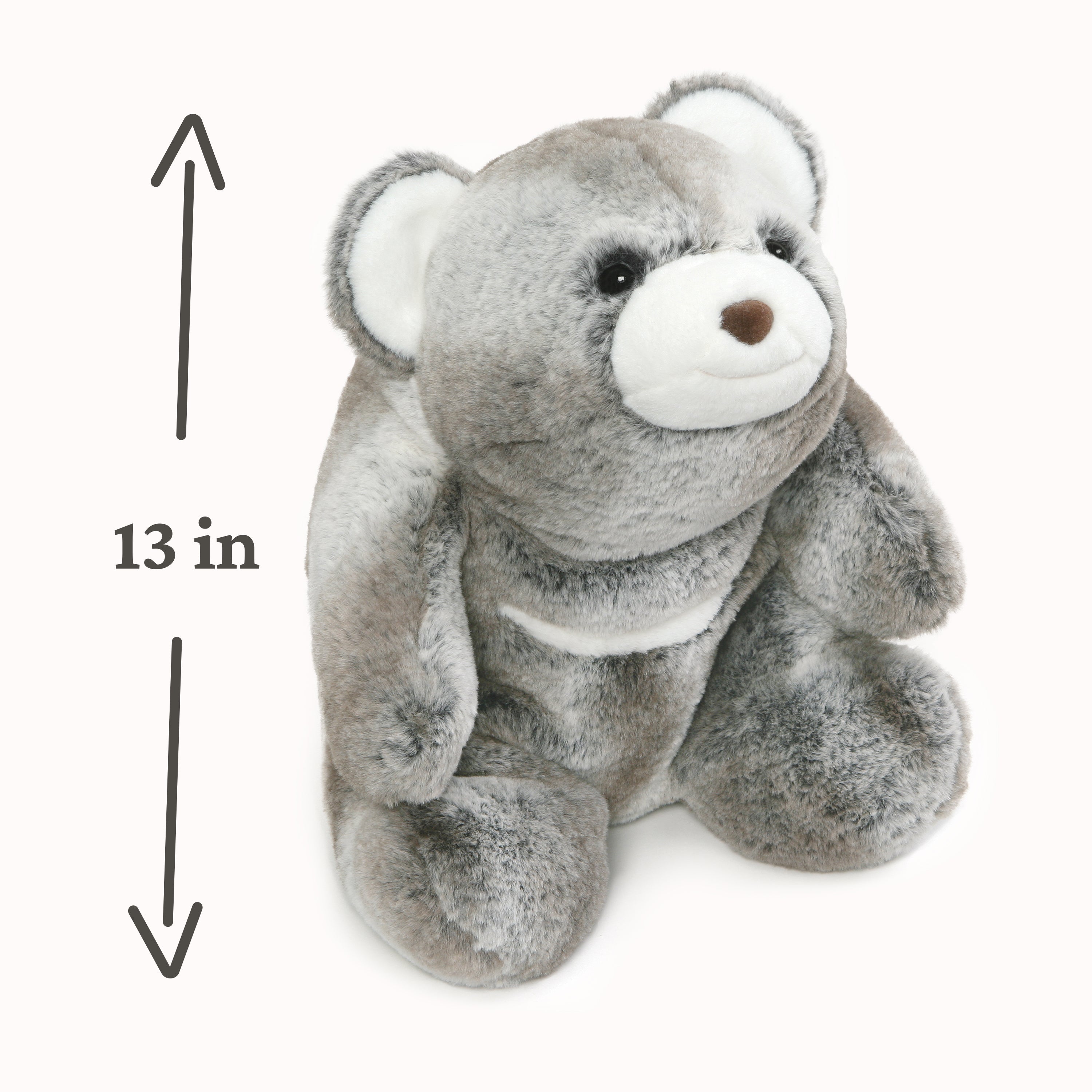 GUND Original Snuffles Teddy Bear, Premium Stuffed Animal for Ages 1 and Up, Gray/Brown, 13”