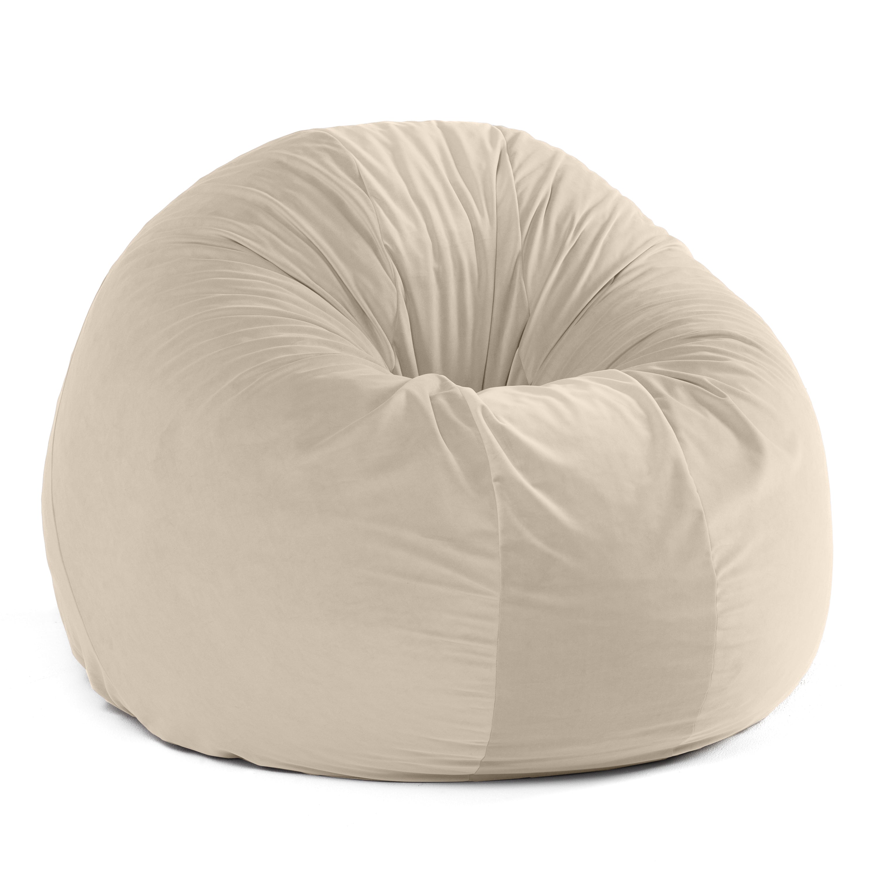 Jaxx 6 Foot Cocoon - 2-in-1 Convertible Bean Bag Bed & Large Bean Bag Chair for Adults, Premium Lush Velvet - Purple