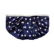 18X36 IN NYL-GLO EMBROIDERED STAR FAN