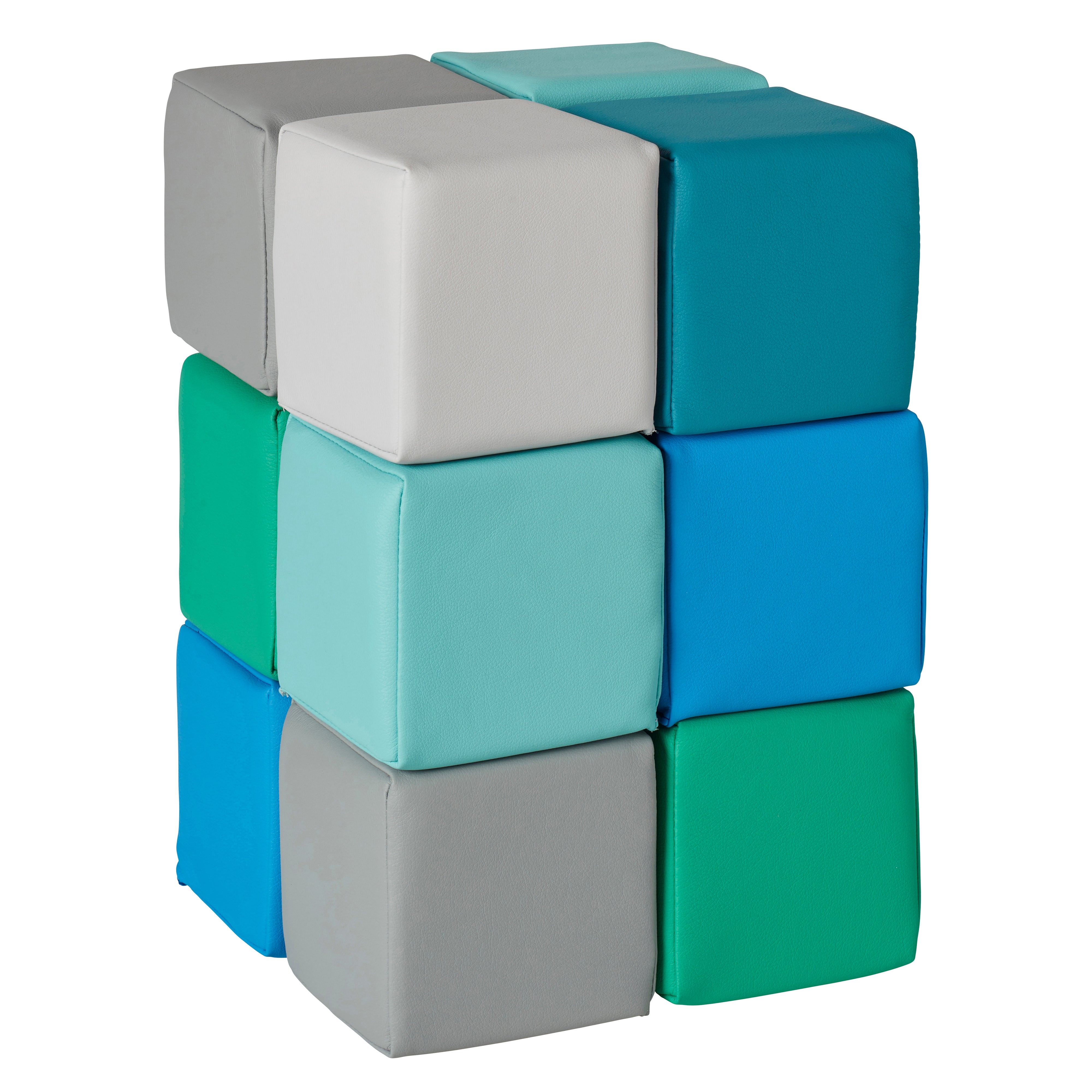 SoftZone Patchwork Toddler Blocks - Contemporary