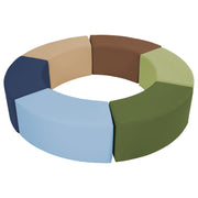 SoftScape Ring Around Seating Set, 6-Piece - Earthtone