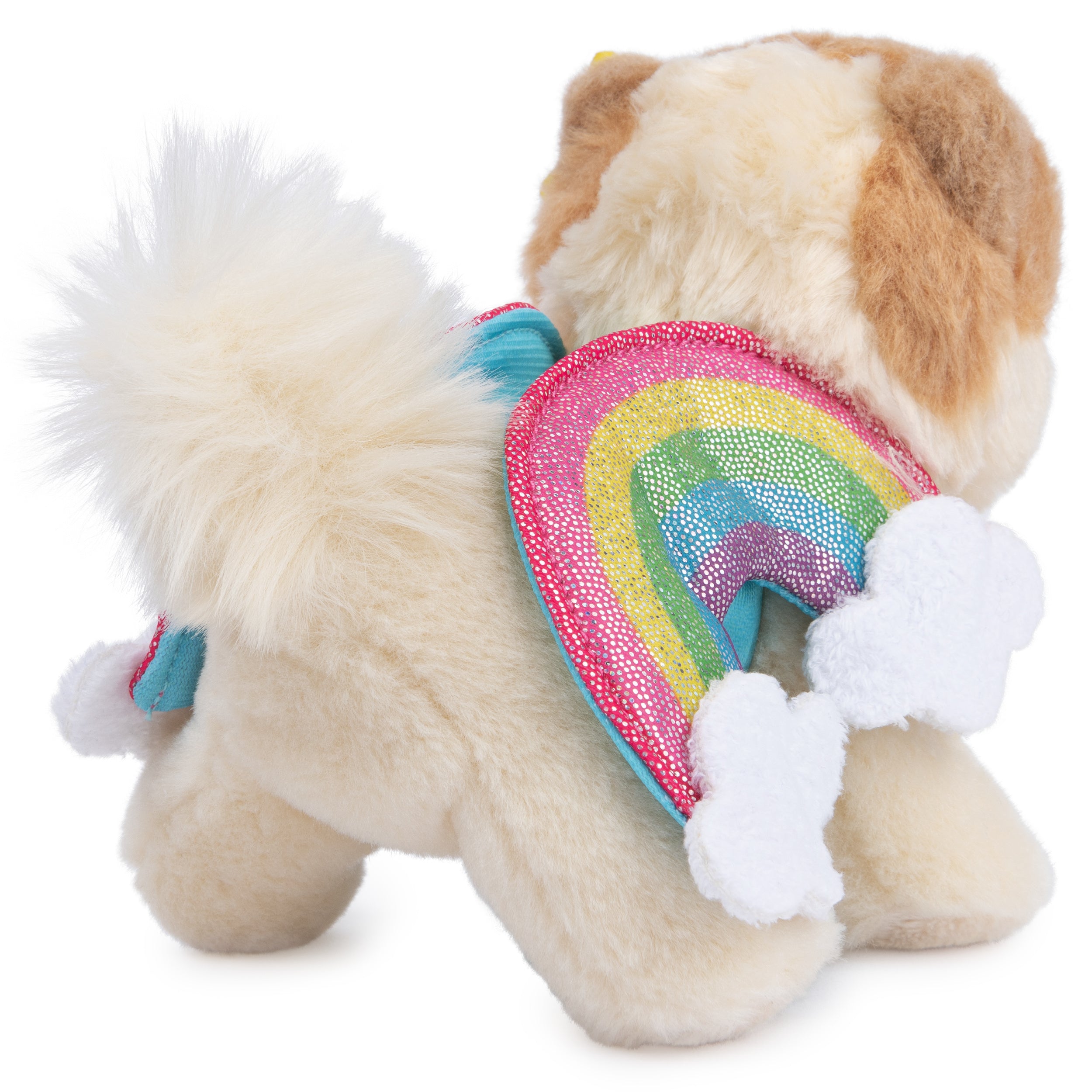 GUND Boo, The World’s Cutest Dog Rainbow Plush Pomeranian, Dog Stuffed Animal for Ages 1 and Up, Spring Decor, 5”