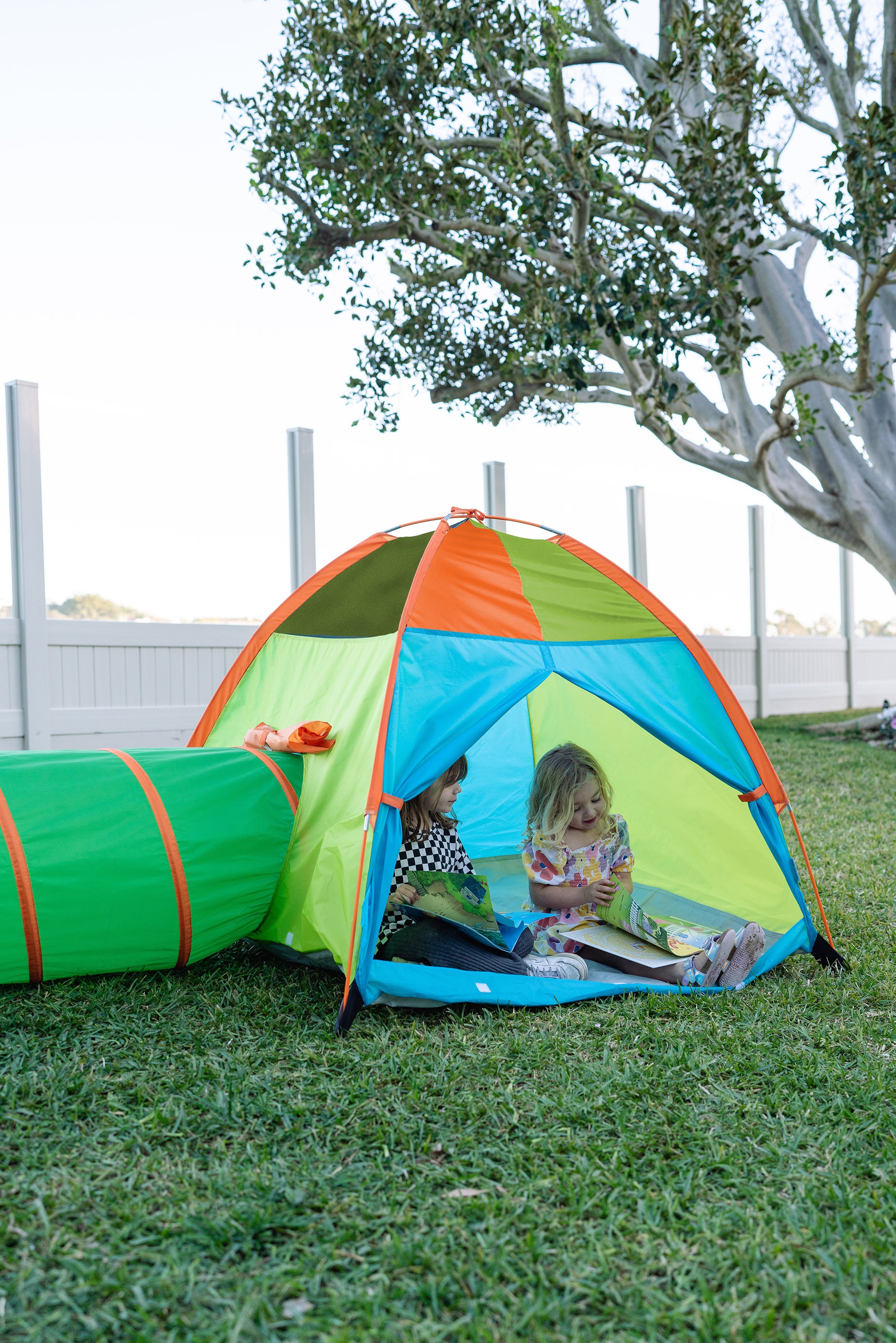 Color Wave Tent + Tunnel Combo