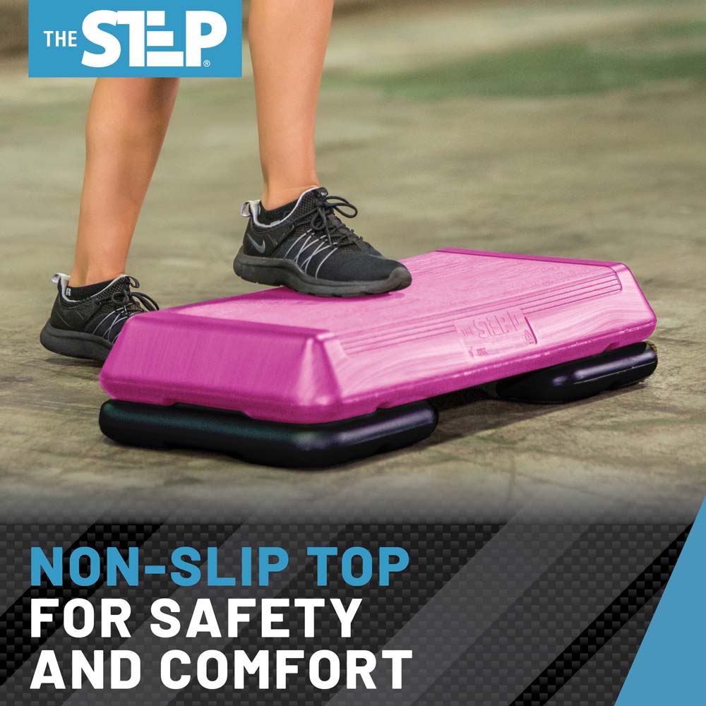 The Circuit Step Pink/Black (2 Risers) New