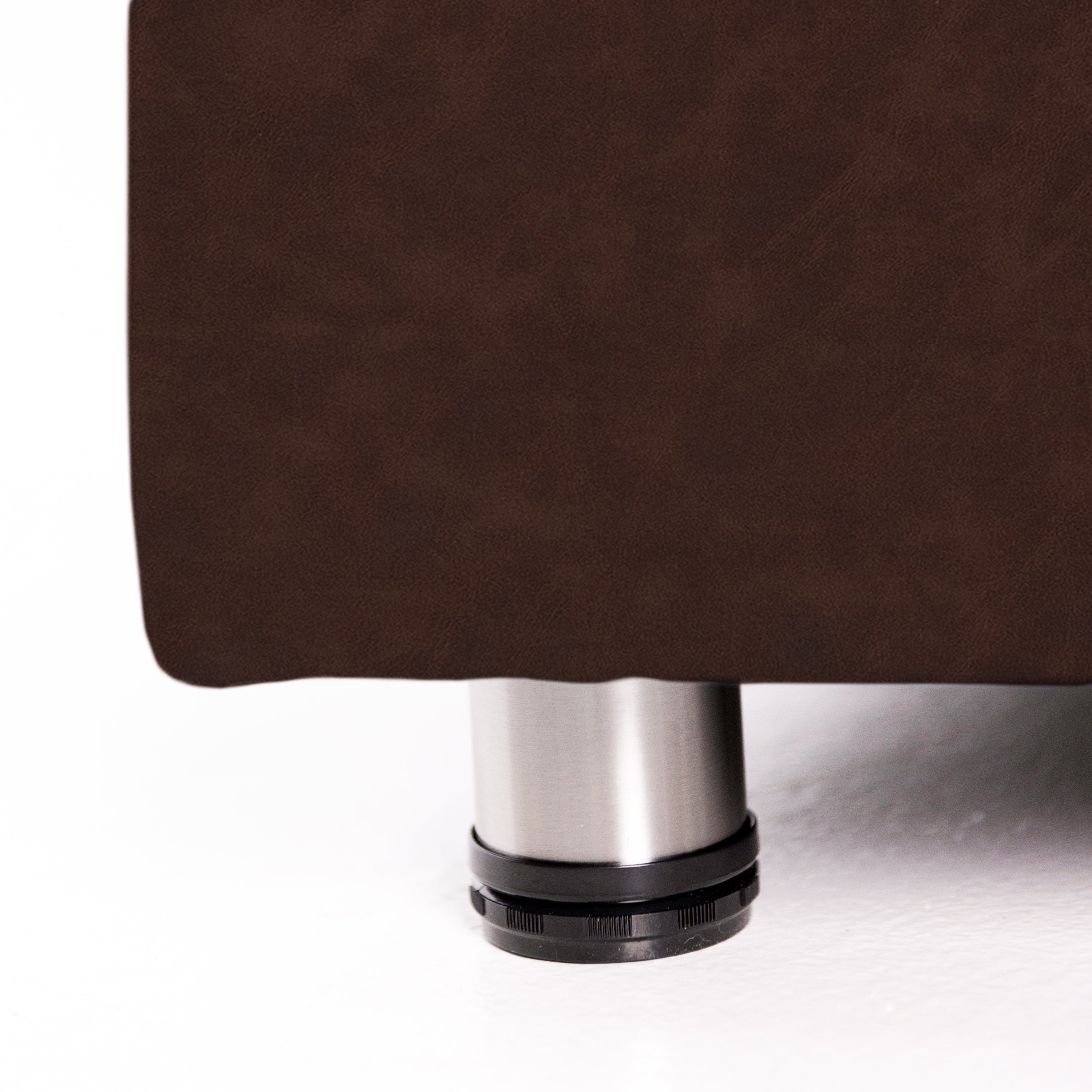 Pro Series Rustic Upholstered Armless Mobile Chair with Tech Panel - Walnut