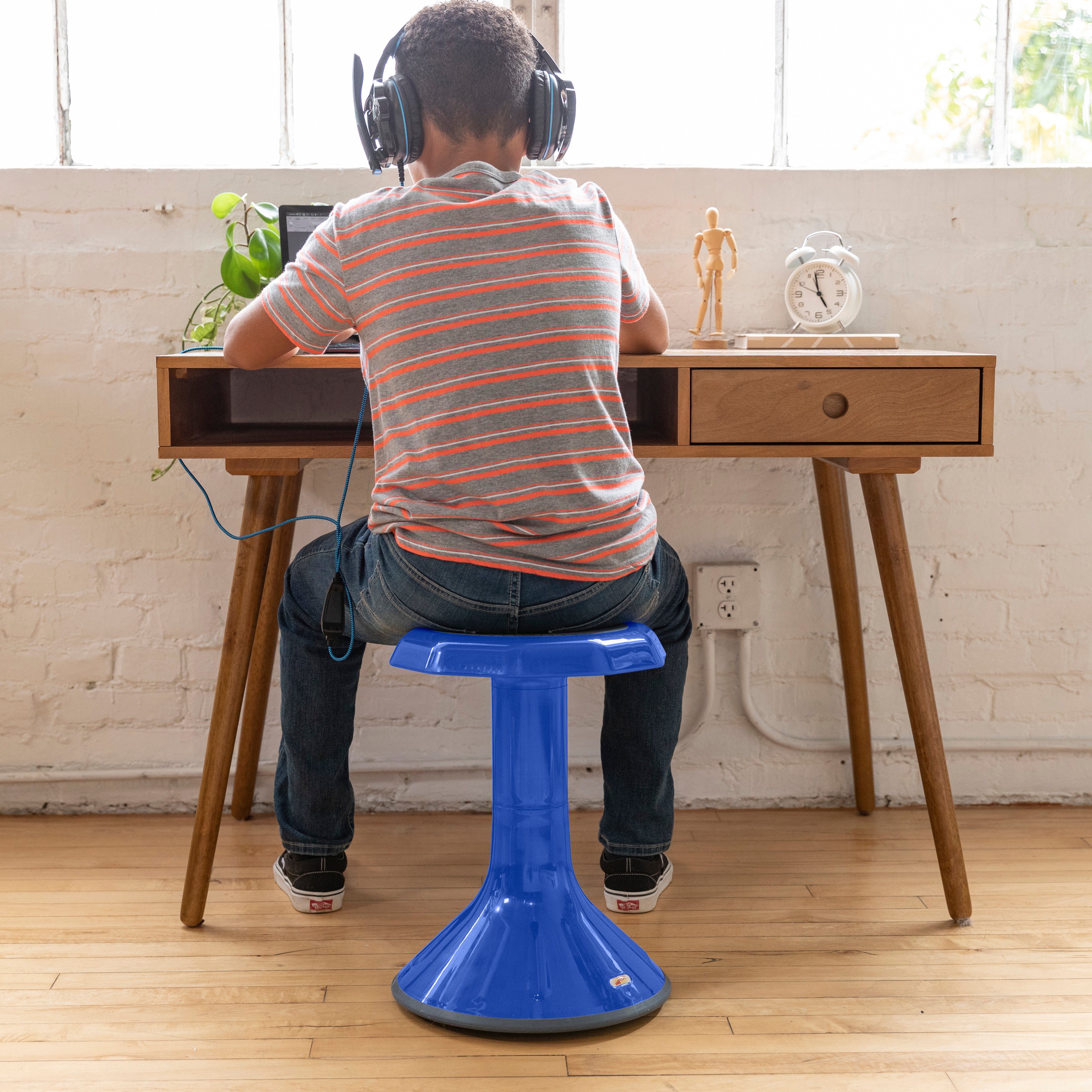 18in ACE Stool - Blue