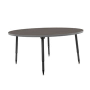Adapte 60" Round Thermofused Activity Table with Adjustable Tapered Legs - Cosmic Strandz/North Sea