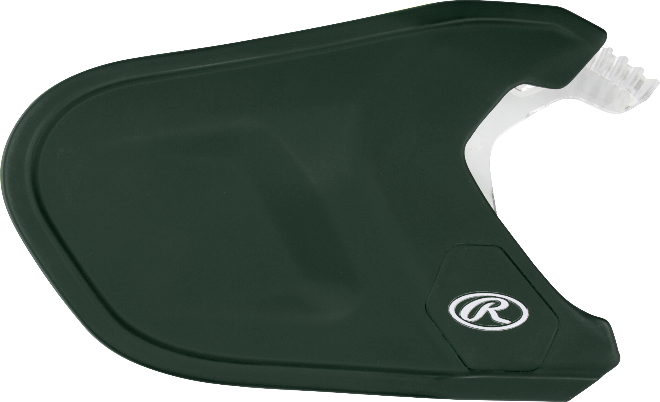 Rawlings Mach Adjust Lhb Matte Jaw Guard  - Dark Green