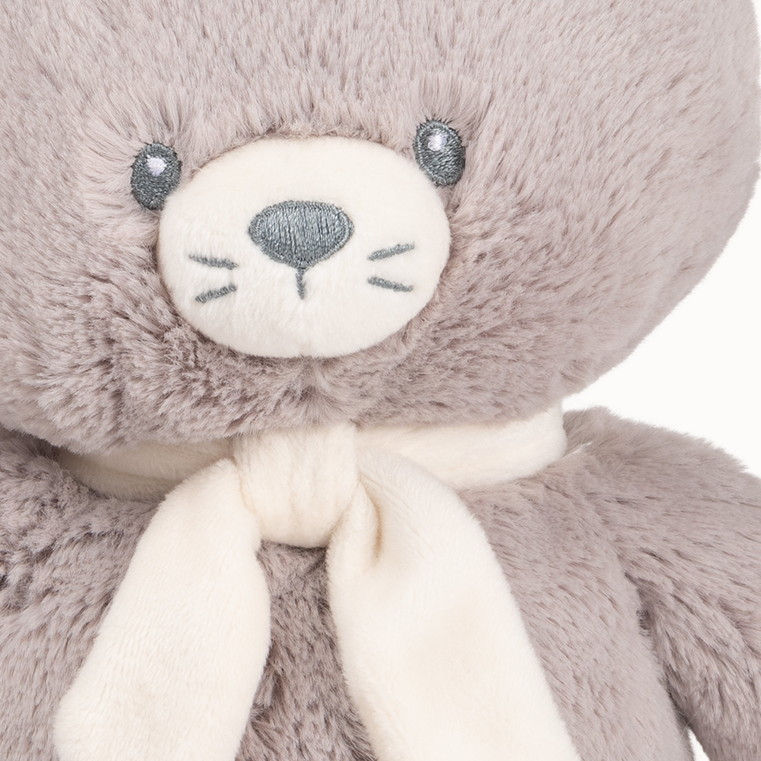Baby GUND Sustainable Kitten Plush, Stuffed Animal Made from 100% Recycled Materials, Spring Decor for Babies and Newborns, Gray/Cream, 13”