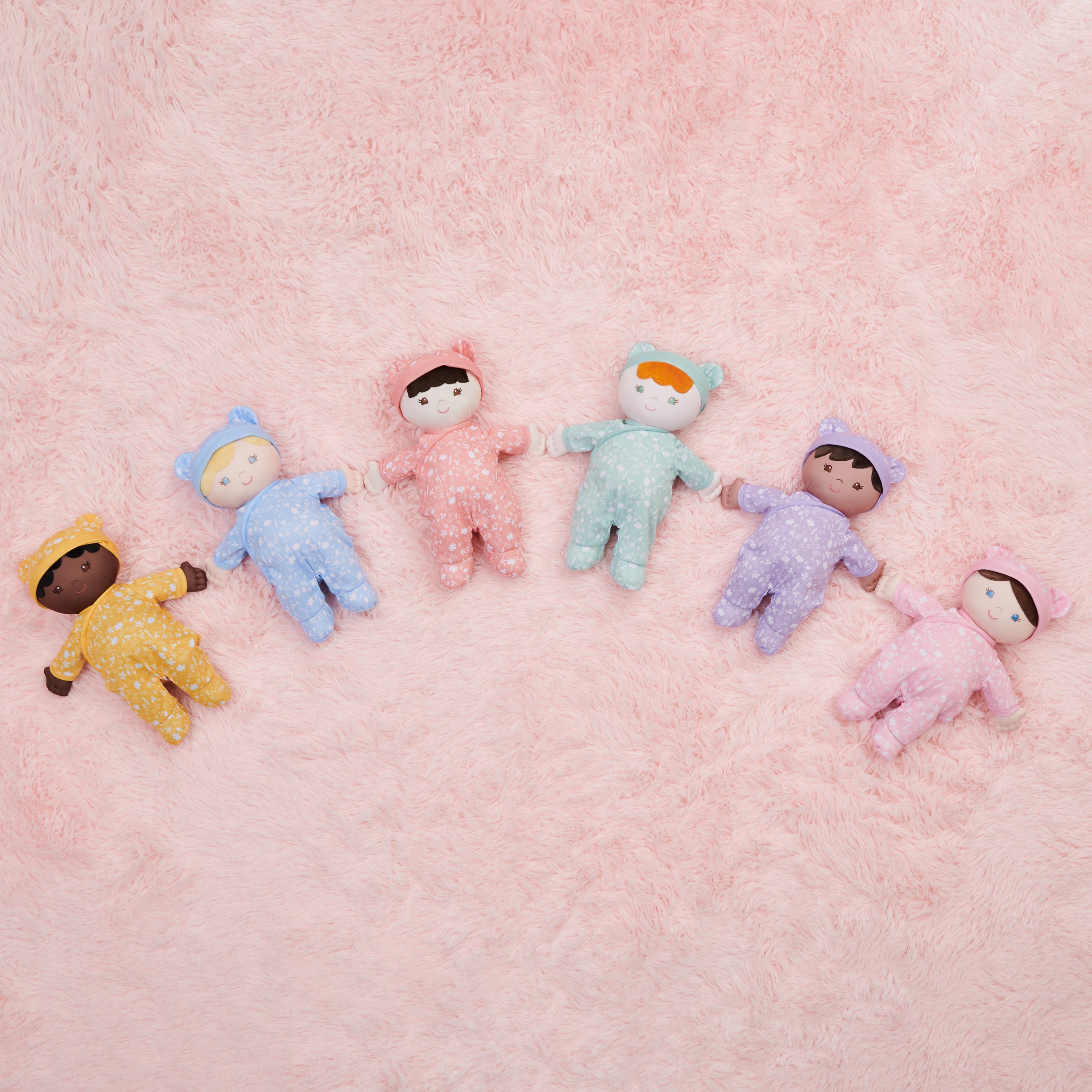 Baby GUND Sustainable Baby Doll CDU, Plush Dolls Made from Recycled Materials, For Babies and Newborns, Assorted Styles, 12”