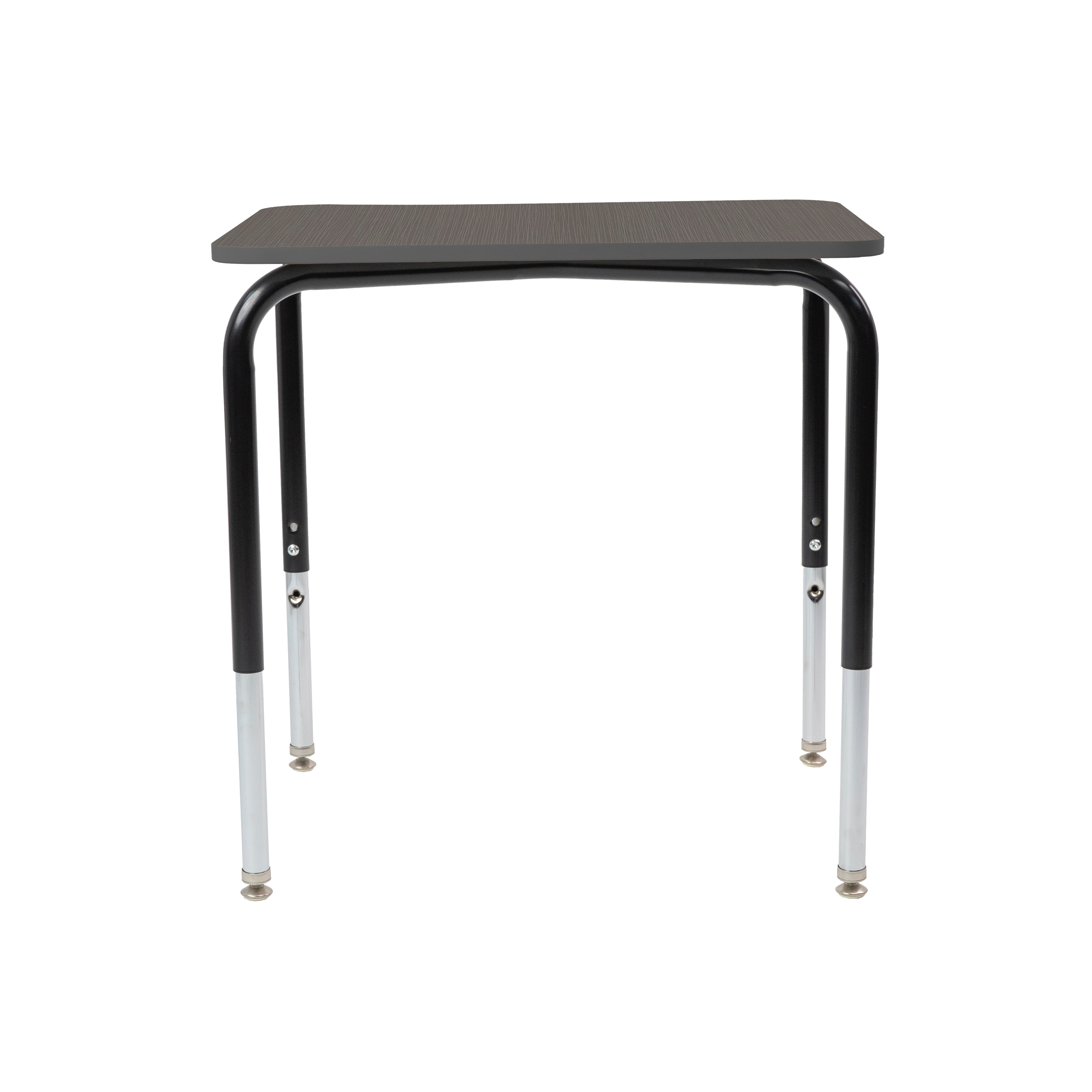 18" x 24" Belly Curve Open Front Desk, 2-pack - Cosmic Strandz/Graphite/Black
